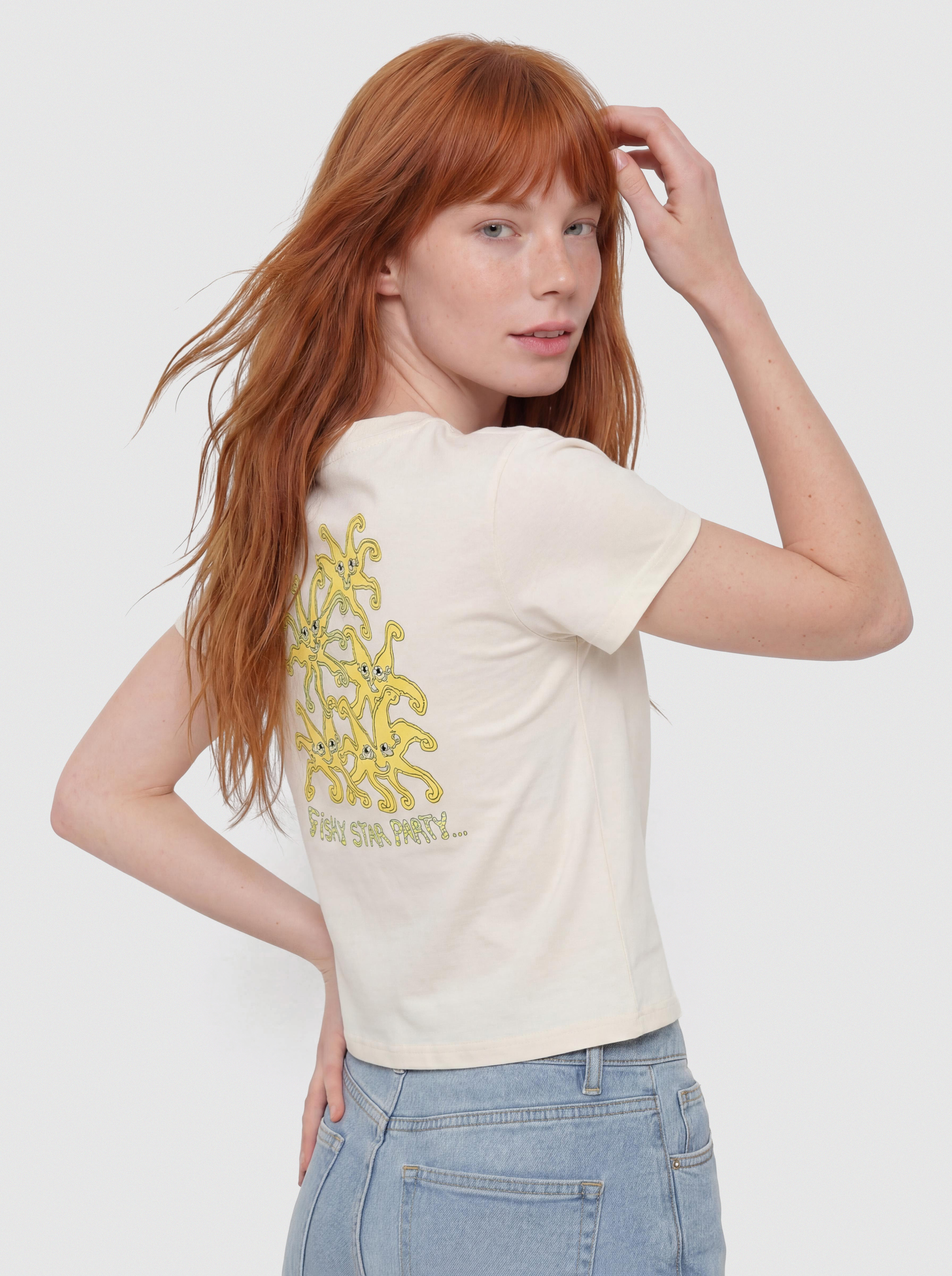 Футболка Volcom Moove On Wmn (vintage white)
