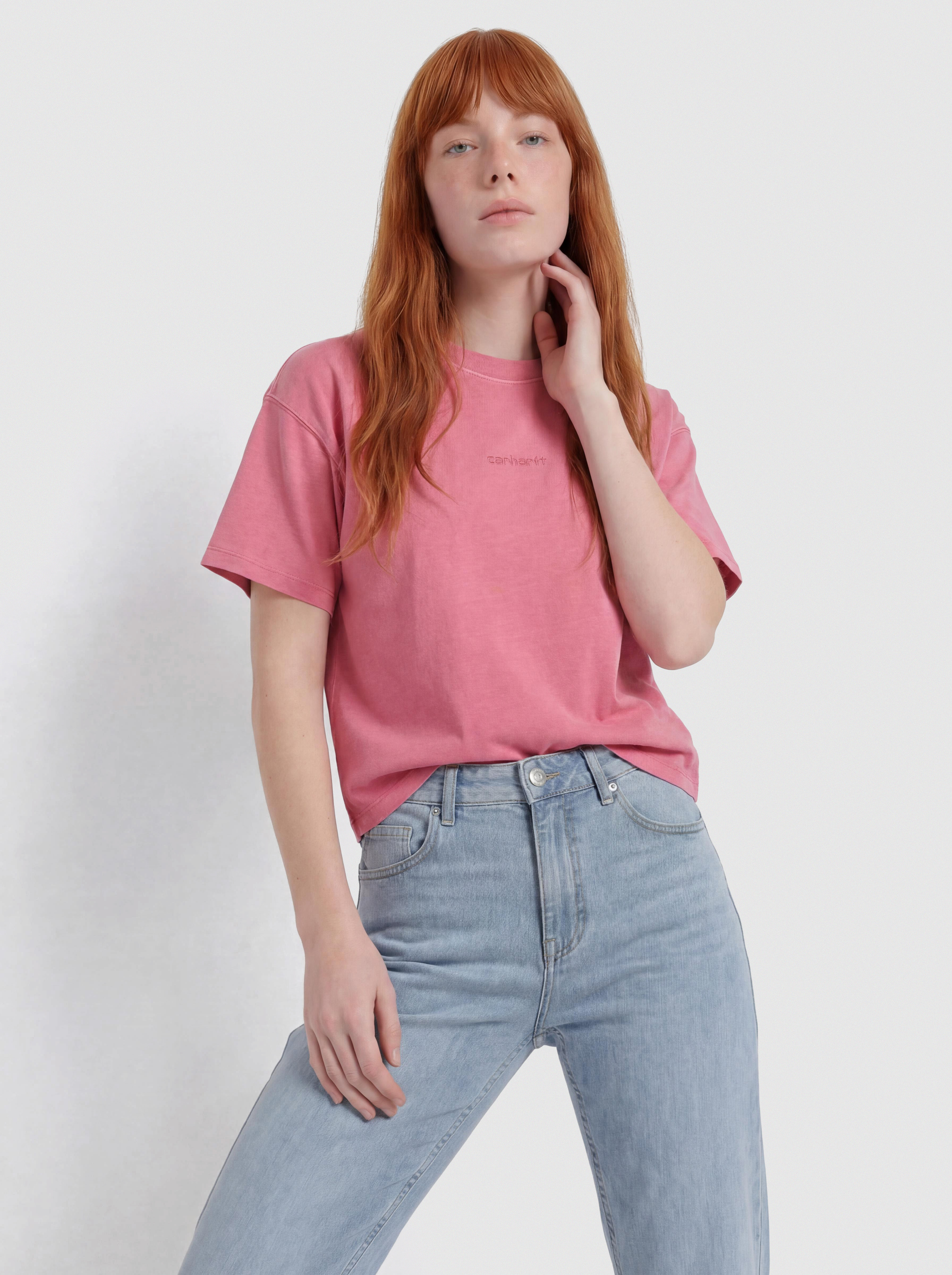 Футболка Carhartt WIP Benton Wmn (primrose)