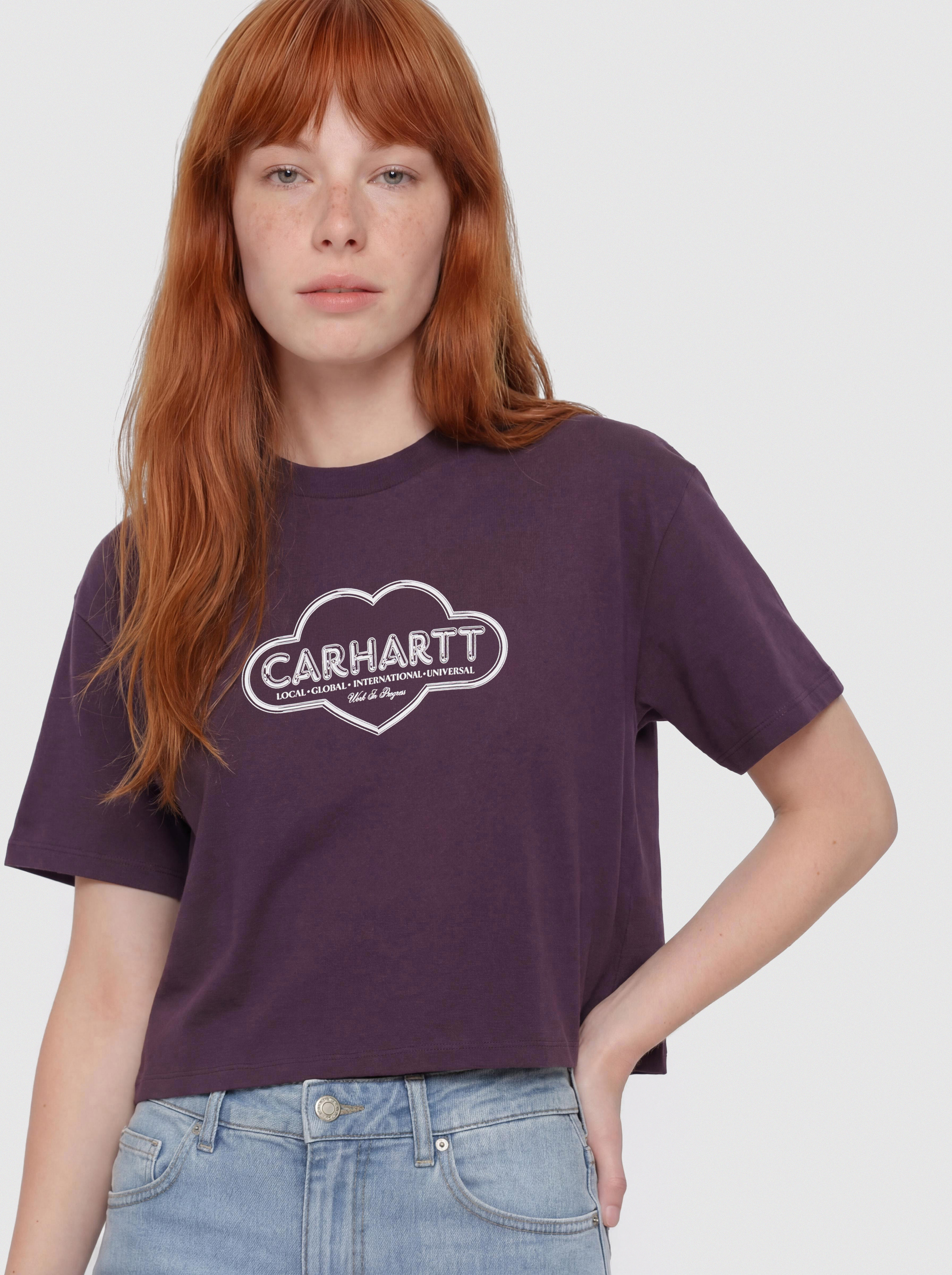 Футболка Carhartt WIP Cloud Heart Wmn (cozy purple)