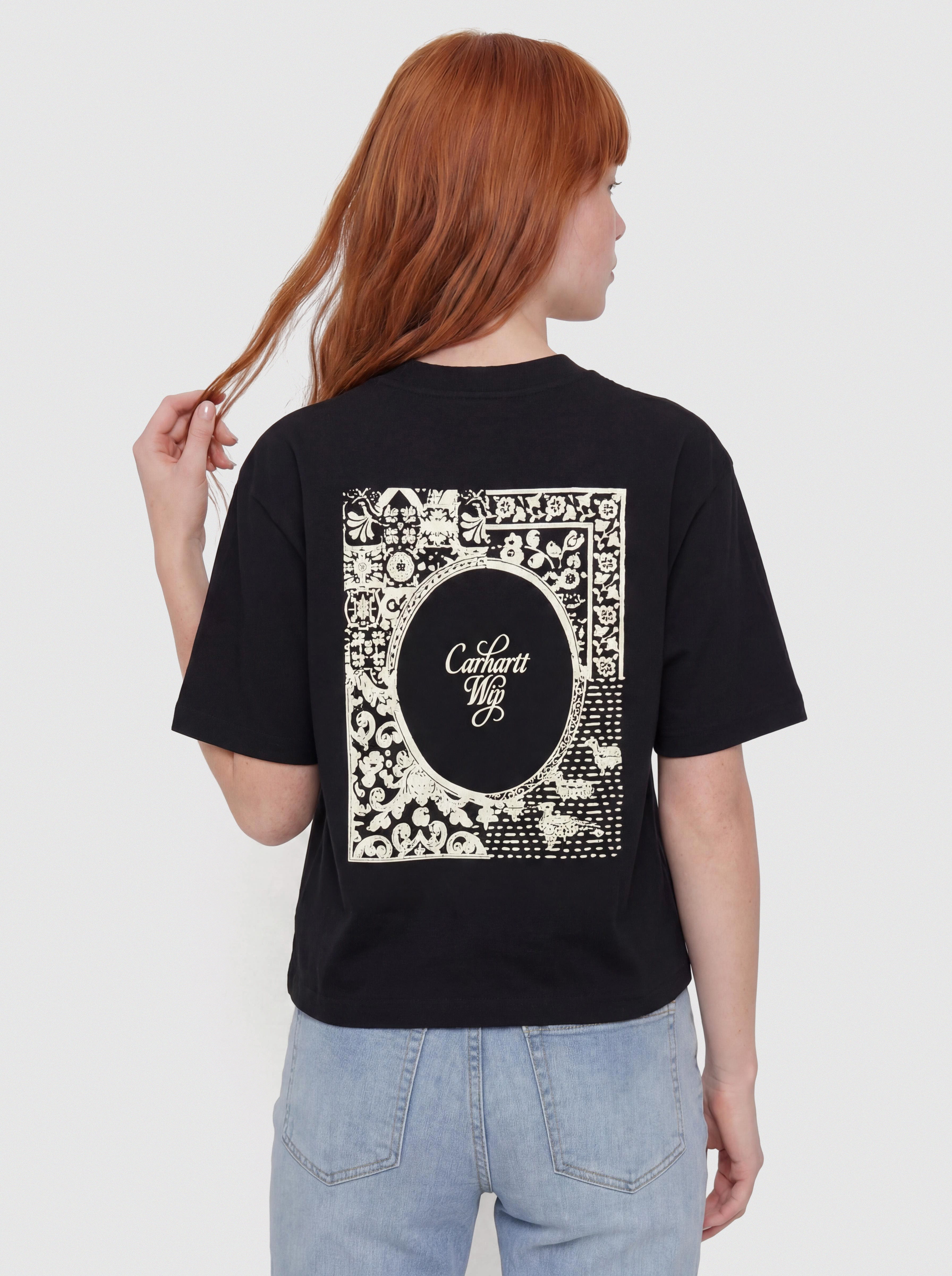 Футболка Carhartt WIP Vestige Wmn (black)