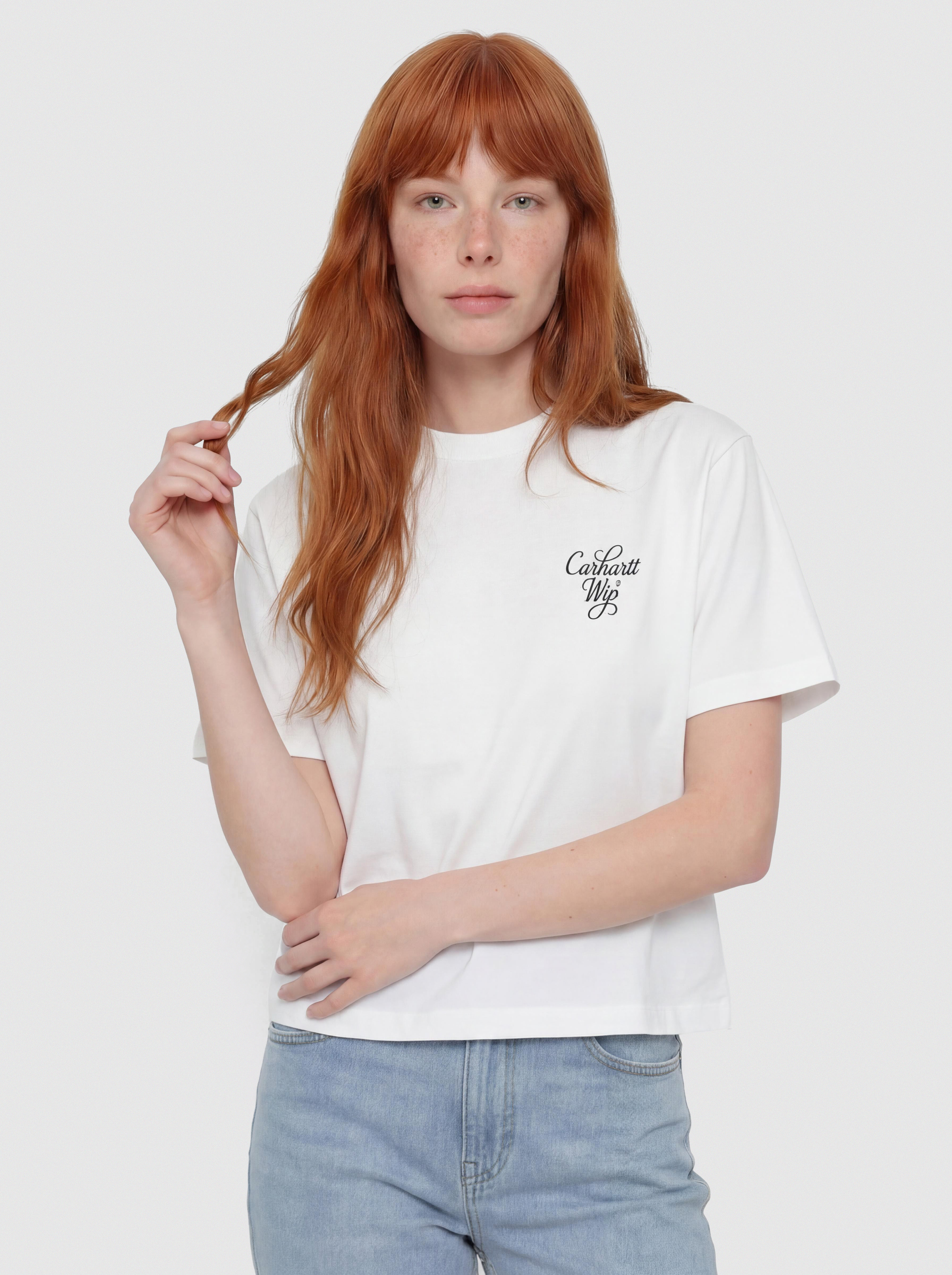 Футболка Carhartt WIP Vestige Wmn (white)