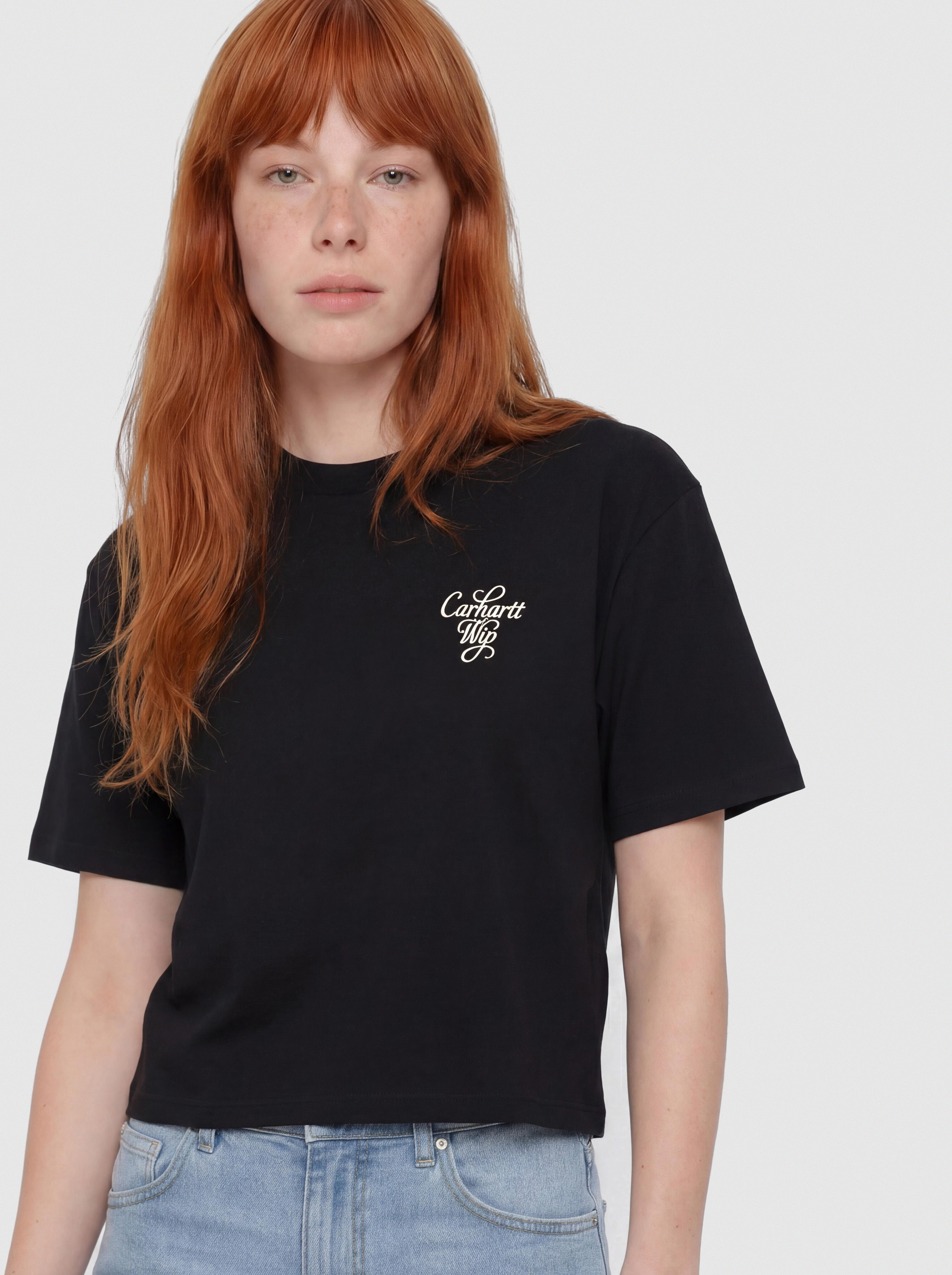 Футболка Carhartt WIP Vestige Wmn (black)