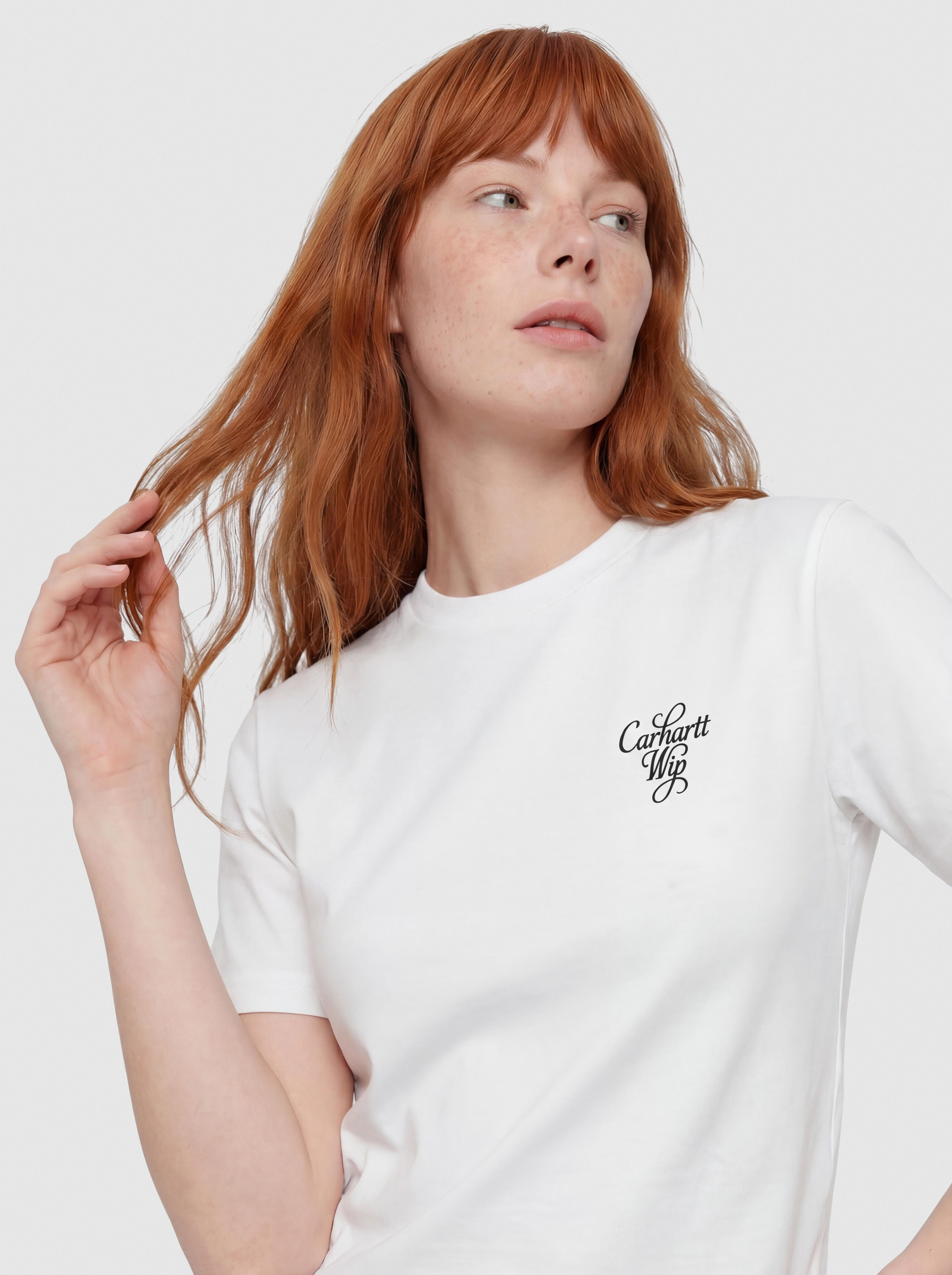 Футболка Carhartt WIP Vestige Wmn (white)