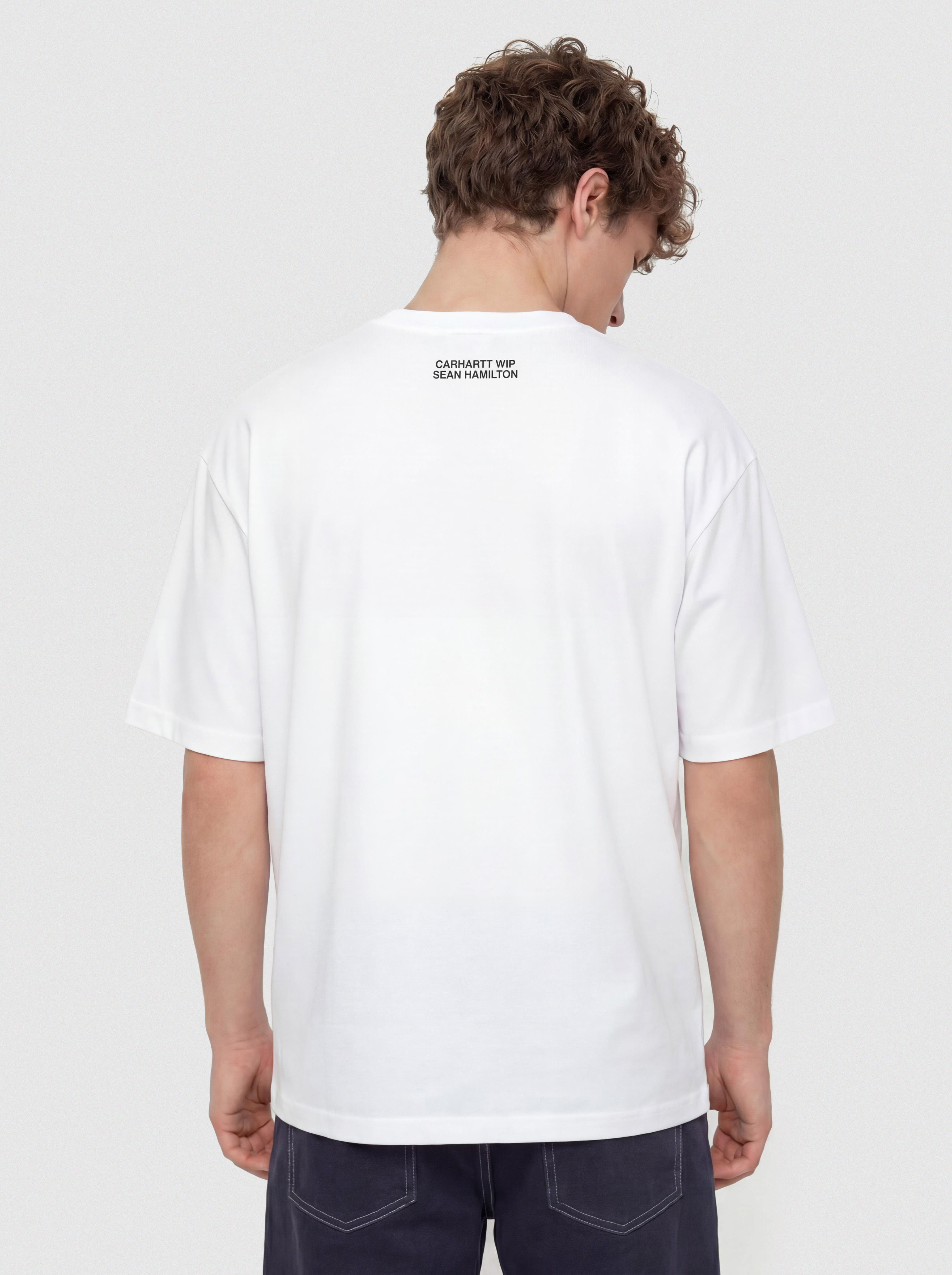 Футболка Carhartt WIP Sean Hamilton 02 (white)