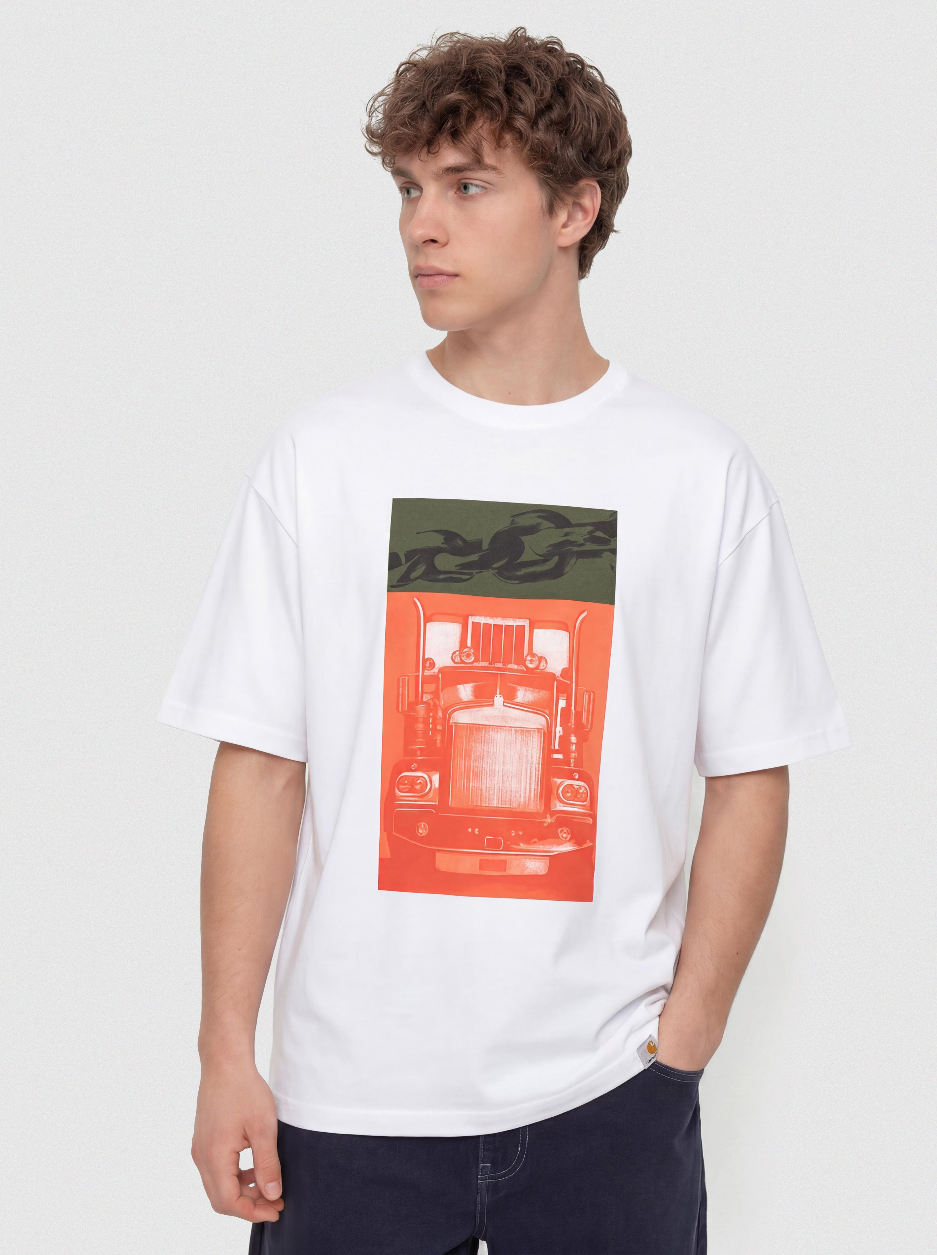 Футболка Carhartt WIP Sean Hamilton 01 (white)