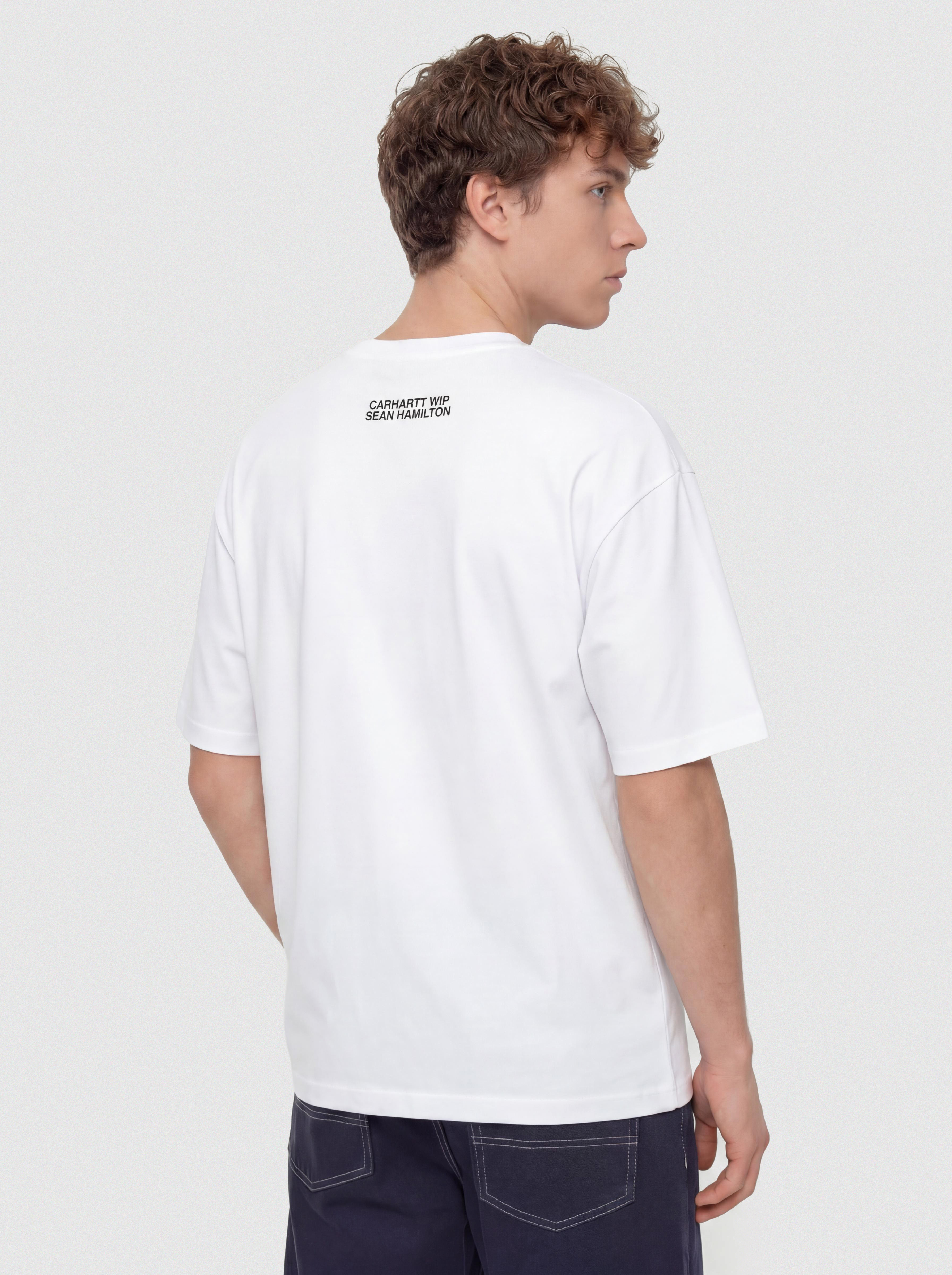 Футболка Carhartt WIP Sean Hamilton 02 (white)