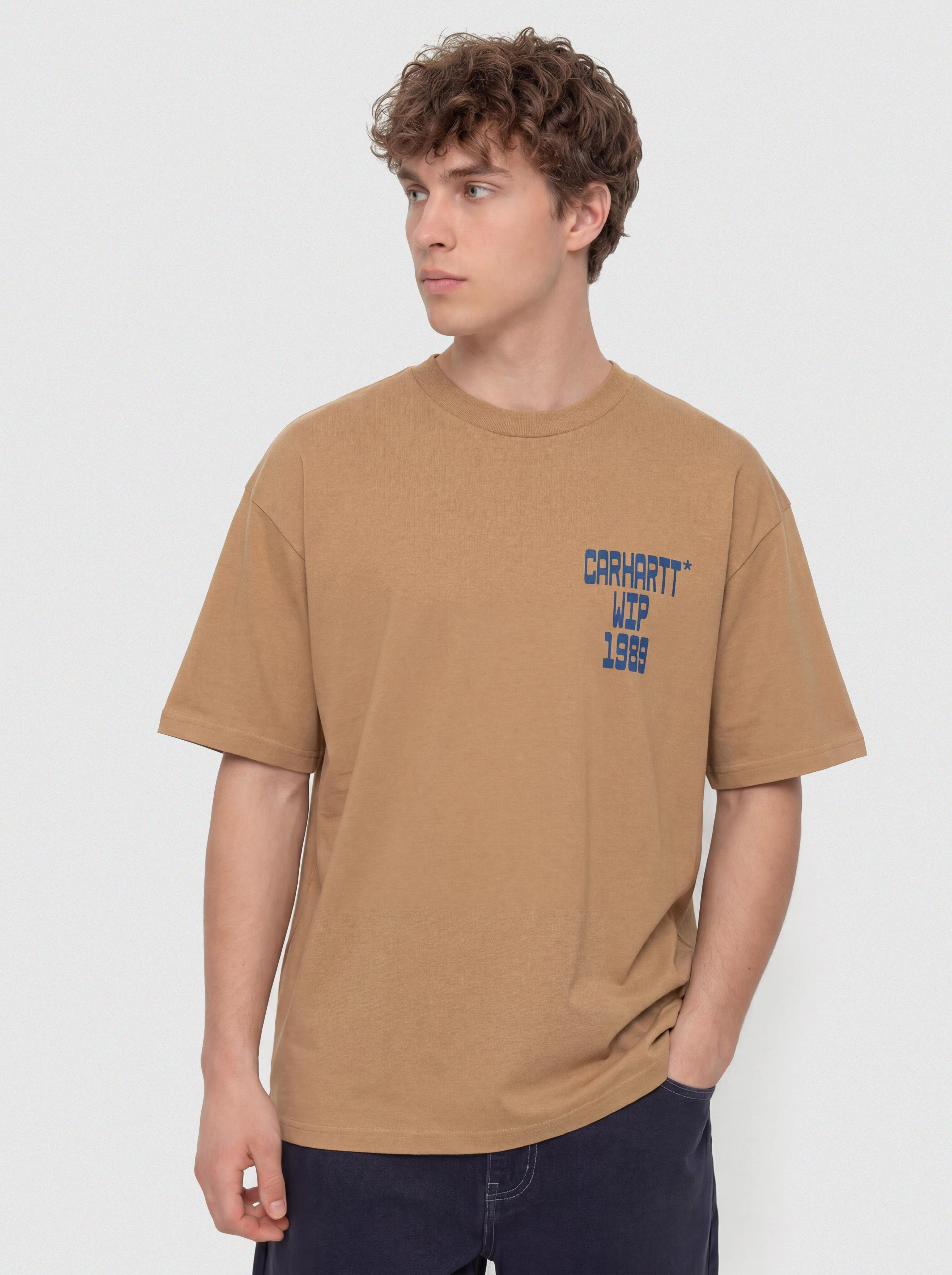 Футболка Carhartt WIP Blocks (peanut)