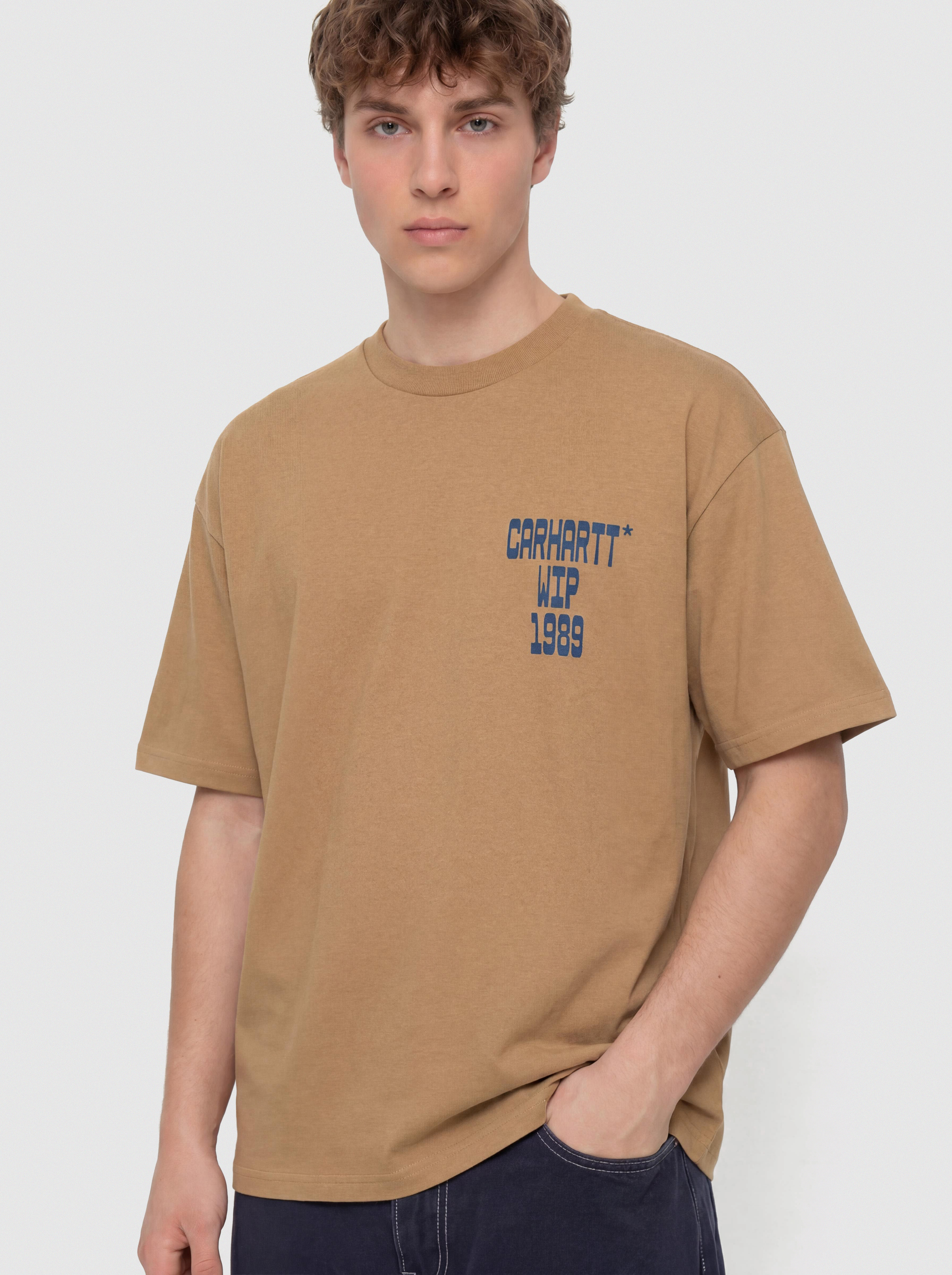 Футболка Carhartt WIP Blocks (peanut)