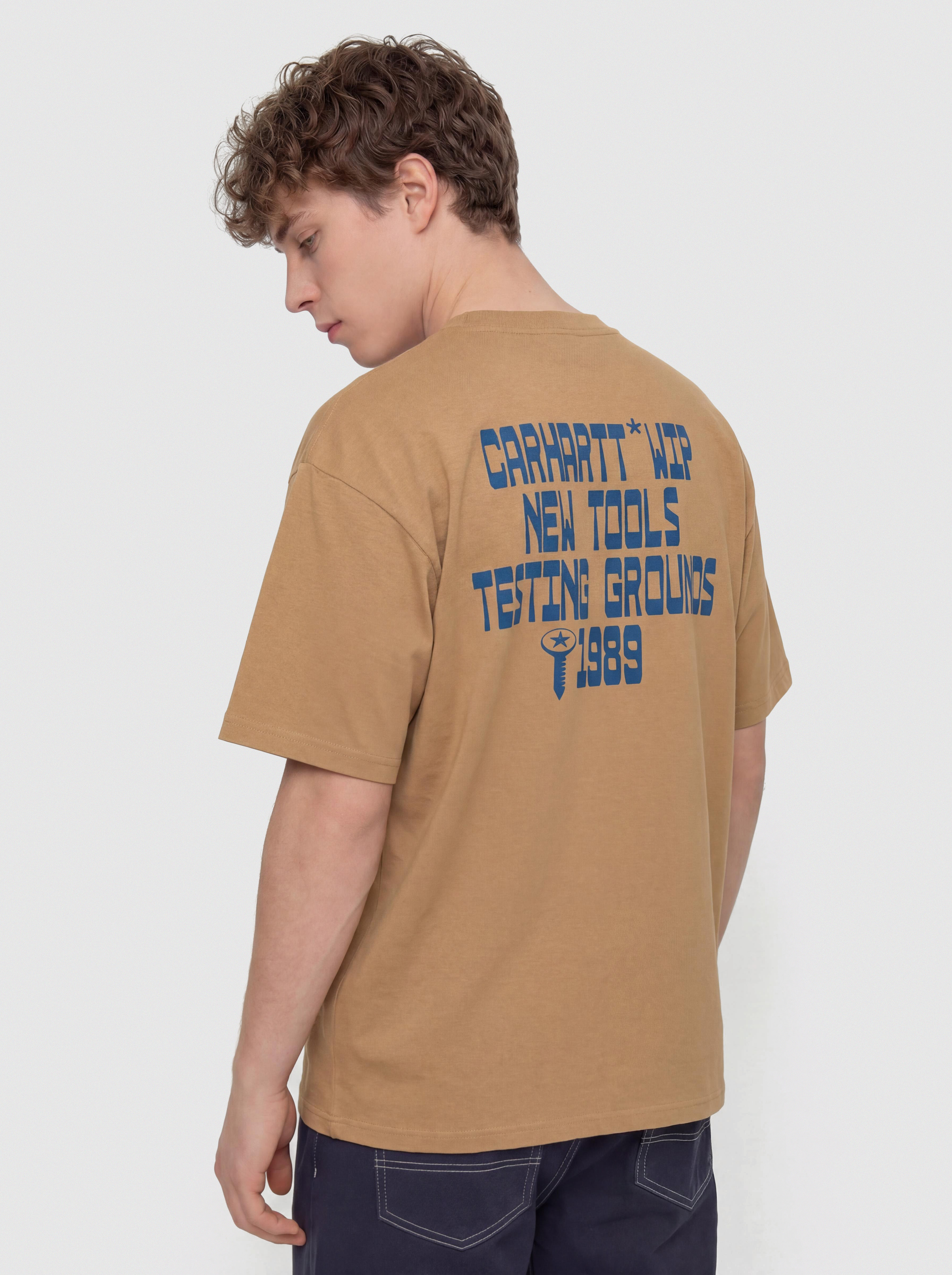 Футболка Carhartt WIP Blocks (peanut)