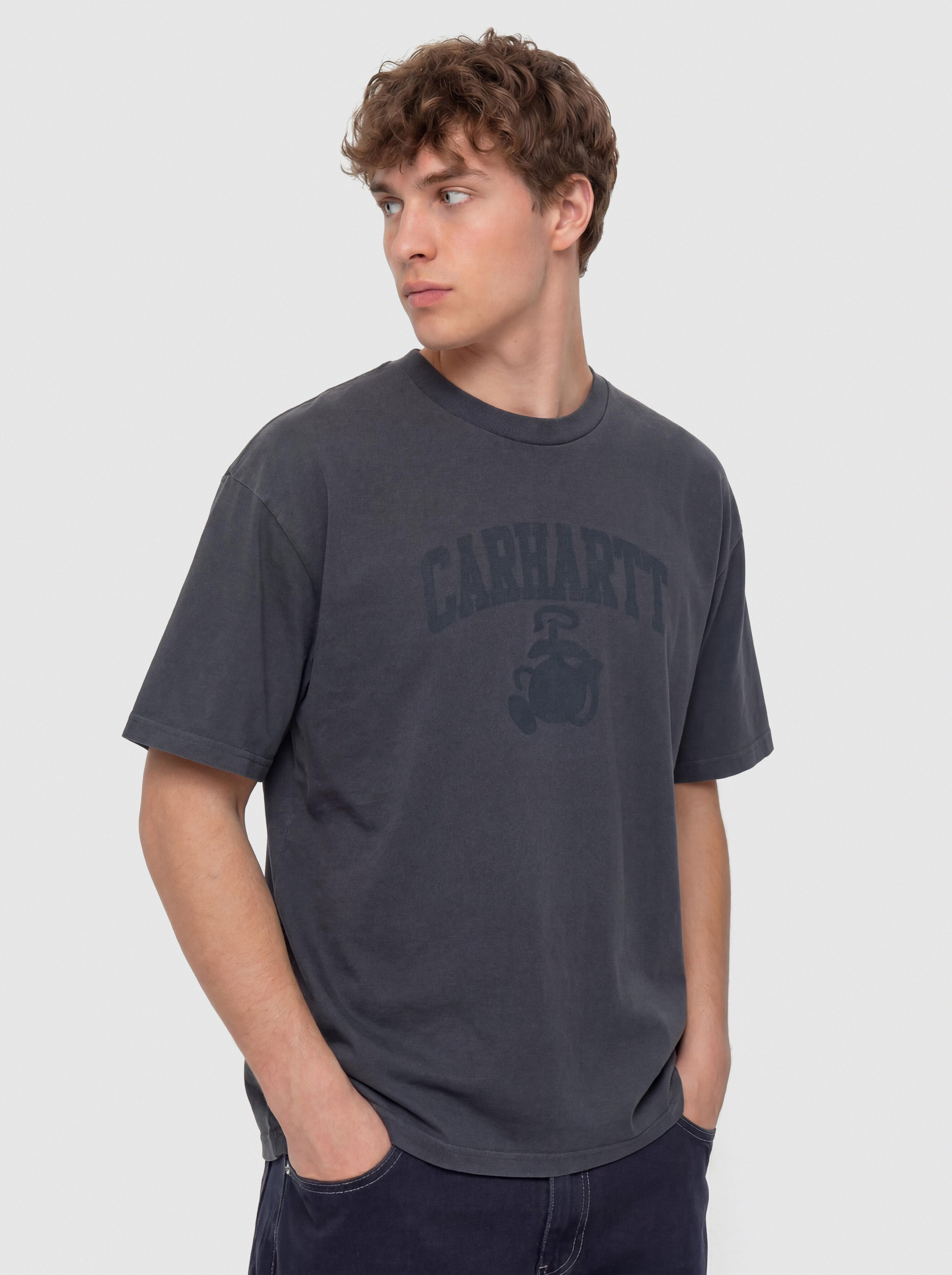 u0424u0443u0442u0431u043eu043bu043au0430 Carhartt WIP Faded Pond Corps (deep night)