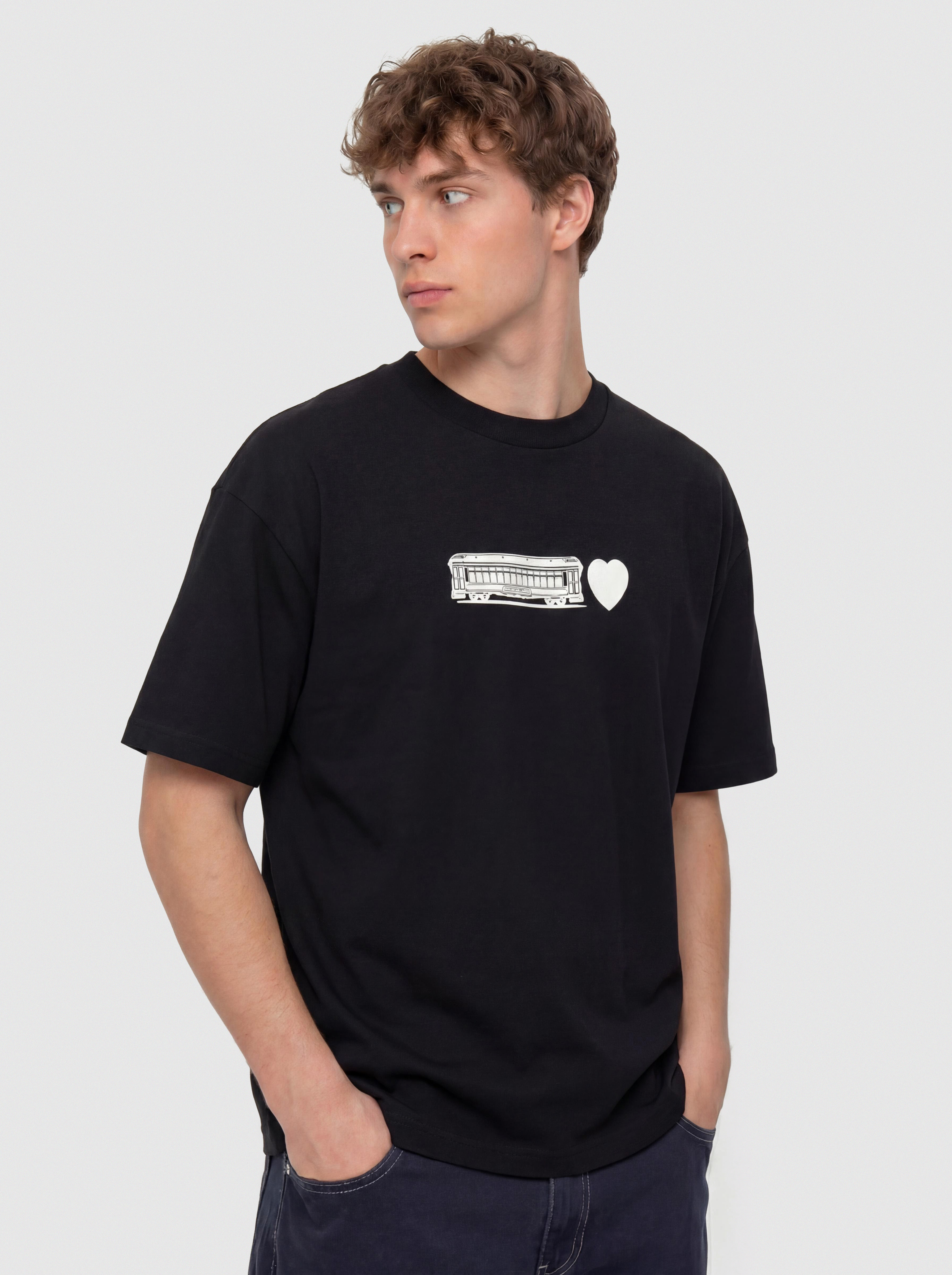 Футболка Carhartt WIP Deconstructed Label (black)