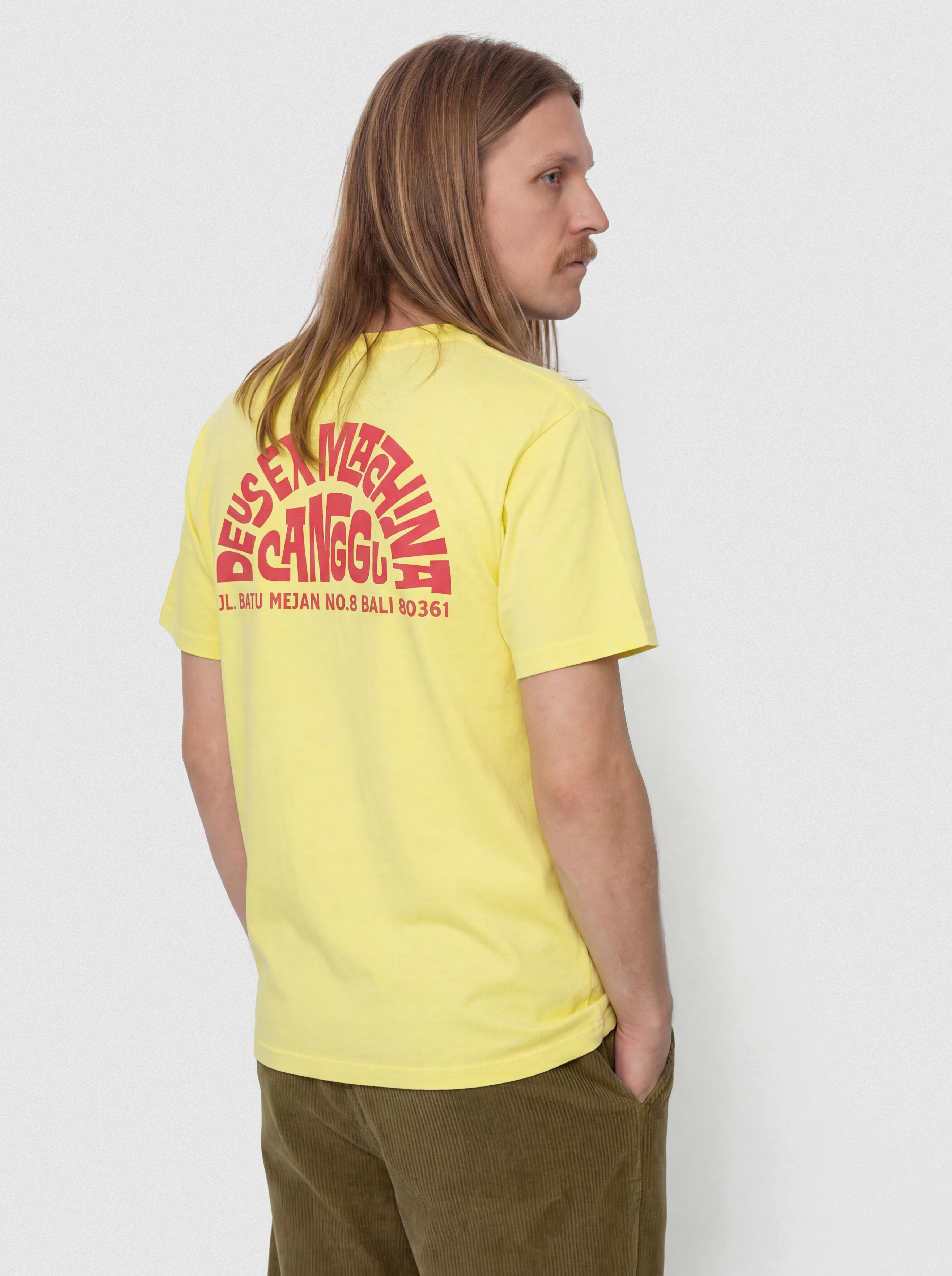 Футболка Deus Ex Machina Canggu Address (canary yellow)