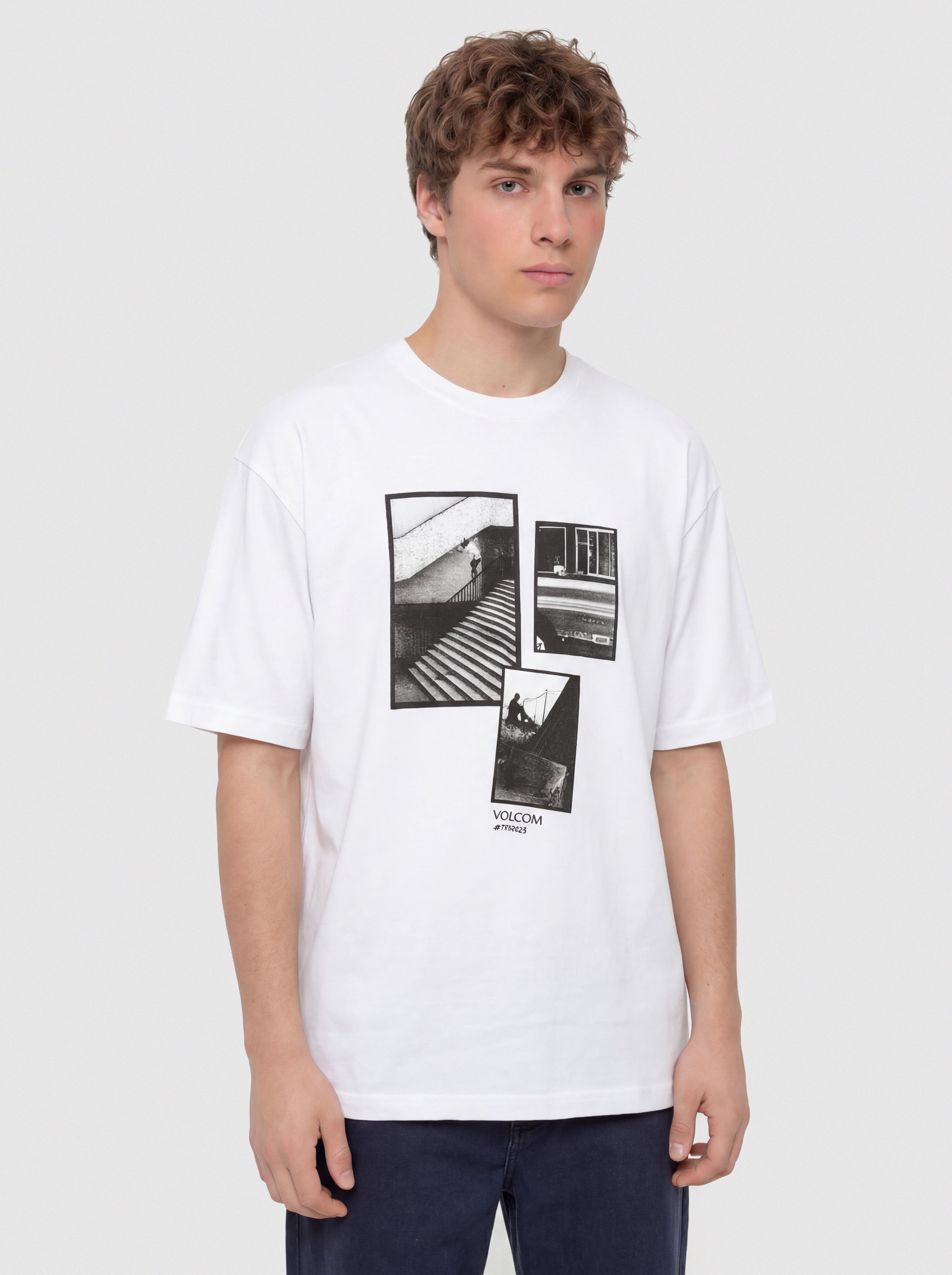 Футболка Volcom Pfanngles Lse (white)