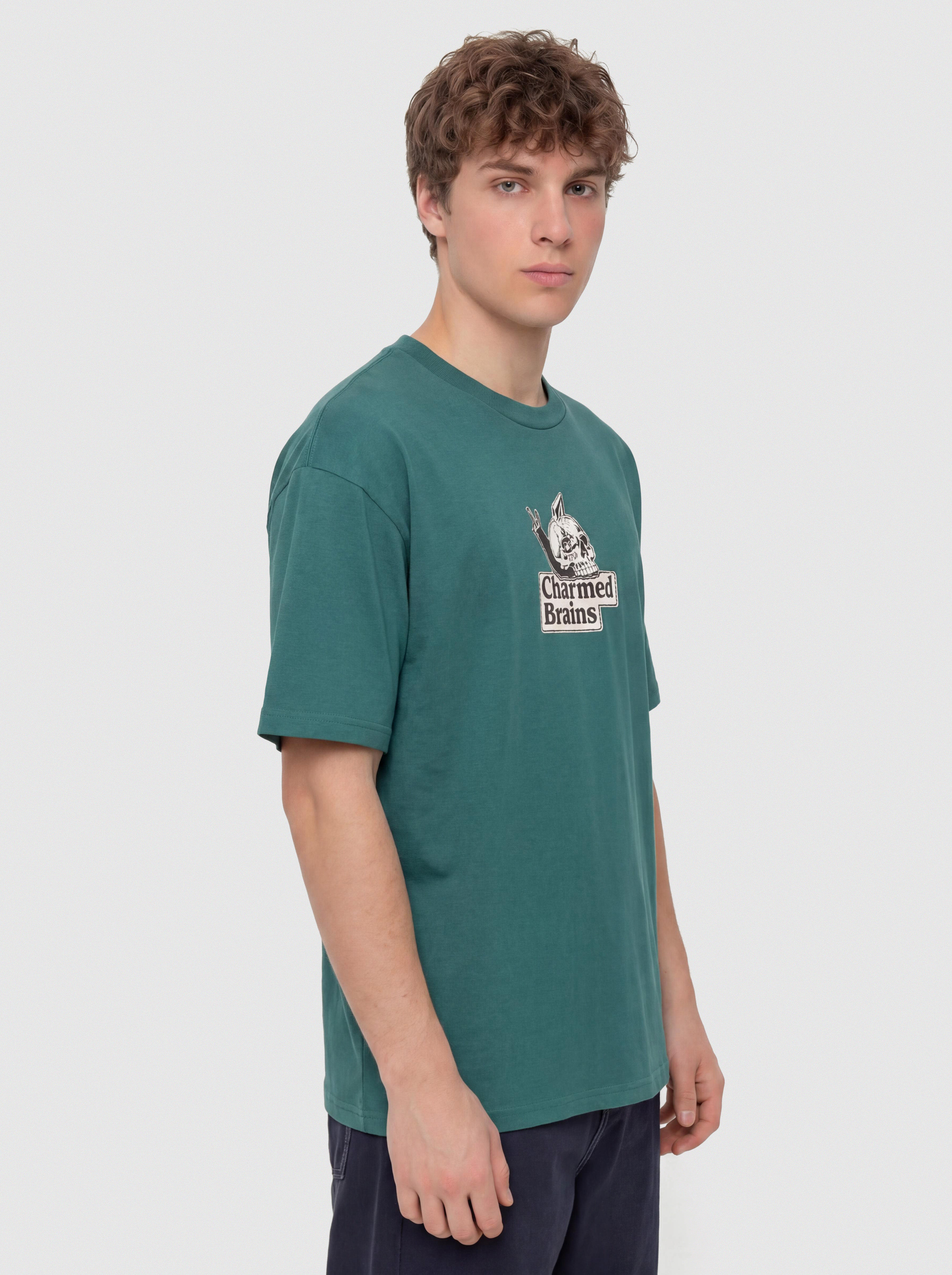 Футболка Volcom Charmed Brains (rifle green)