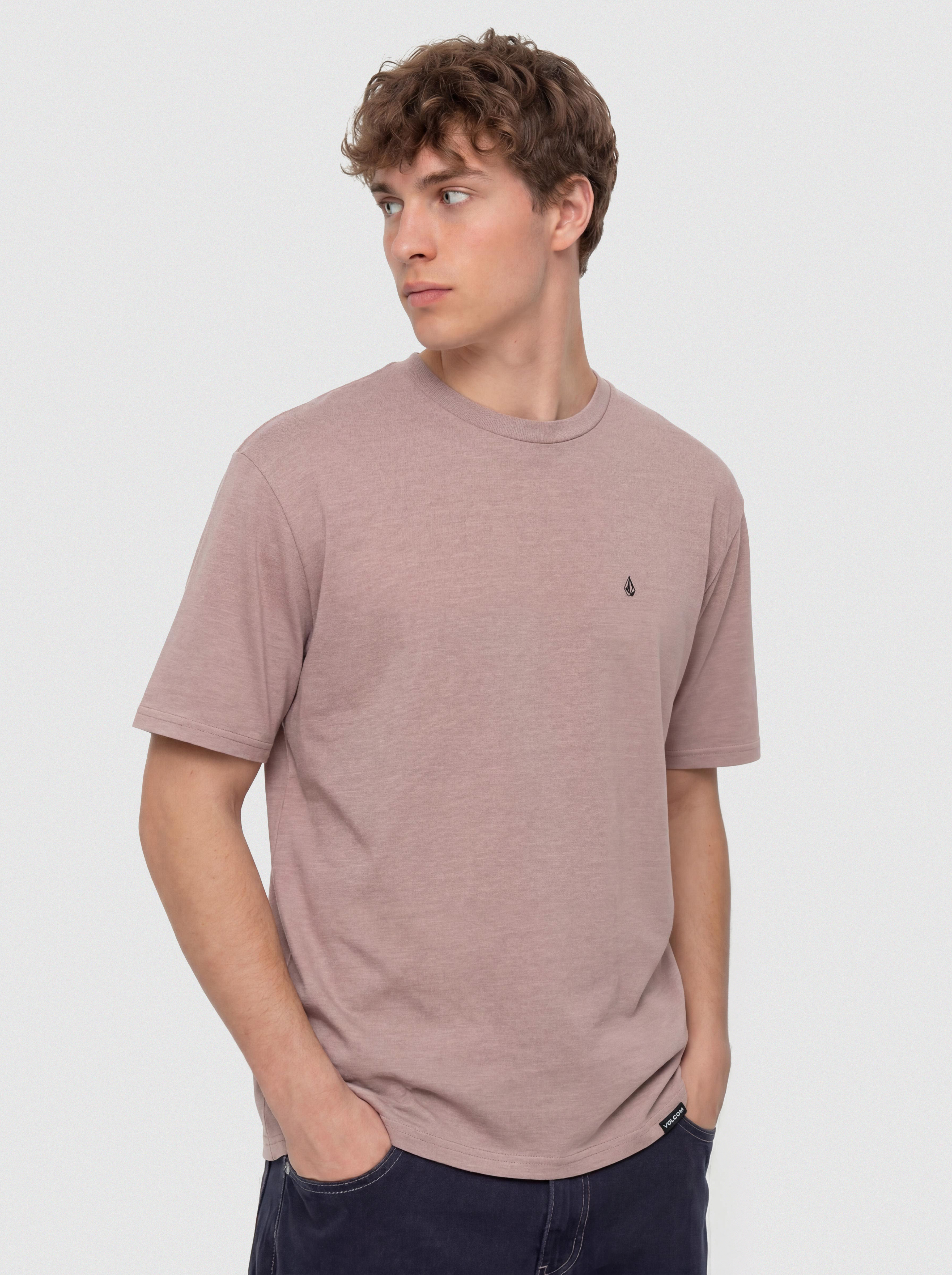 Футболка Volcom Solid Stone Emb (bark brown)