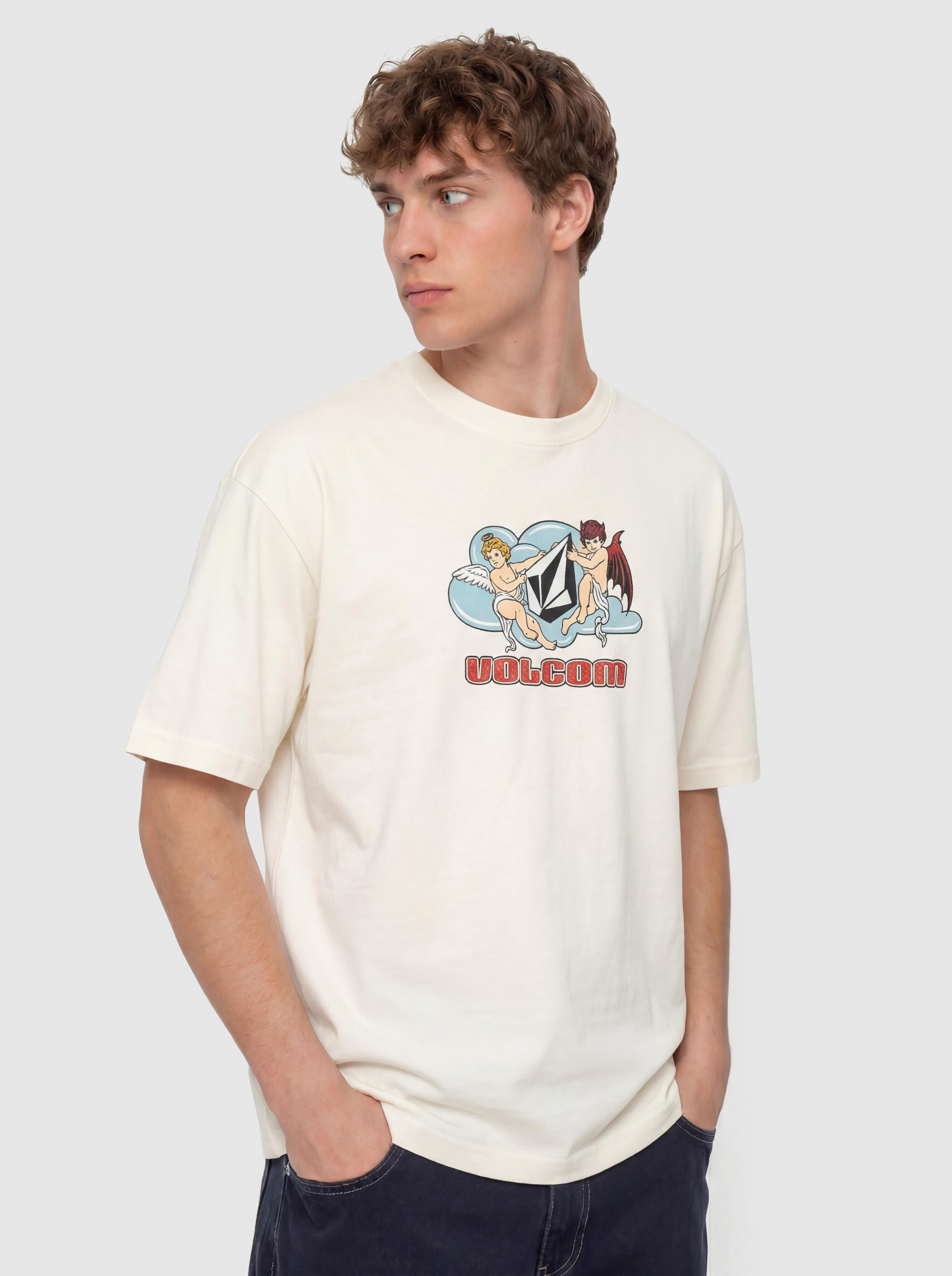Футболка Volcom Cherubs (off white)