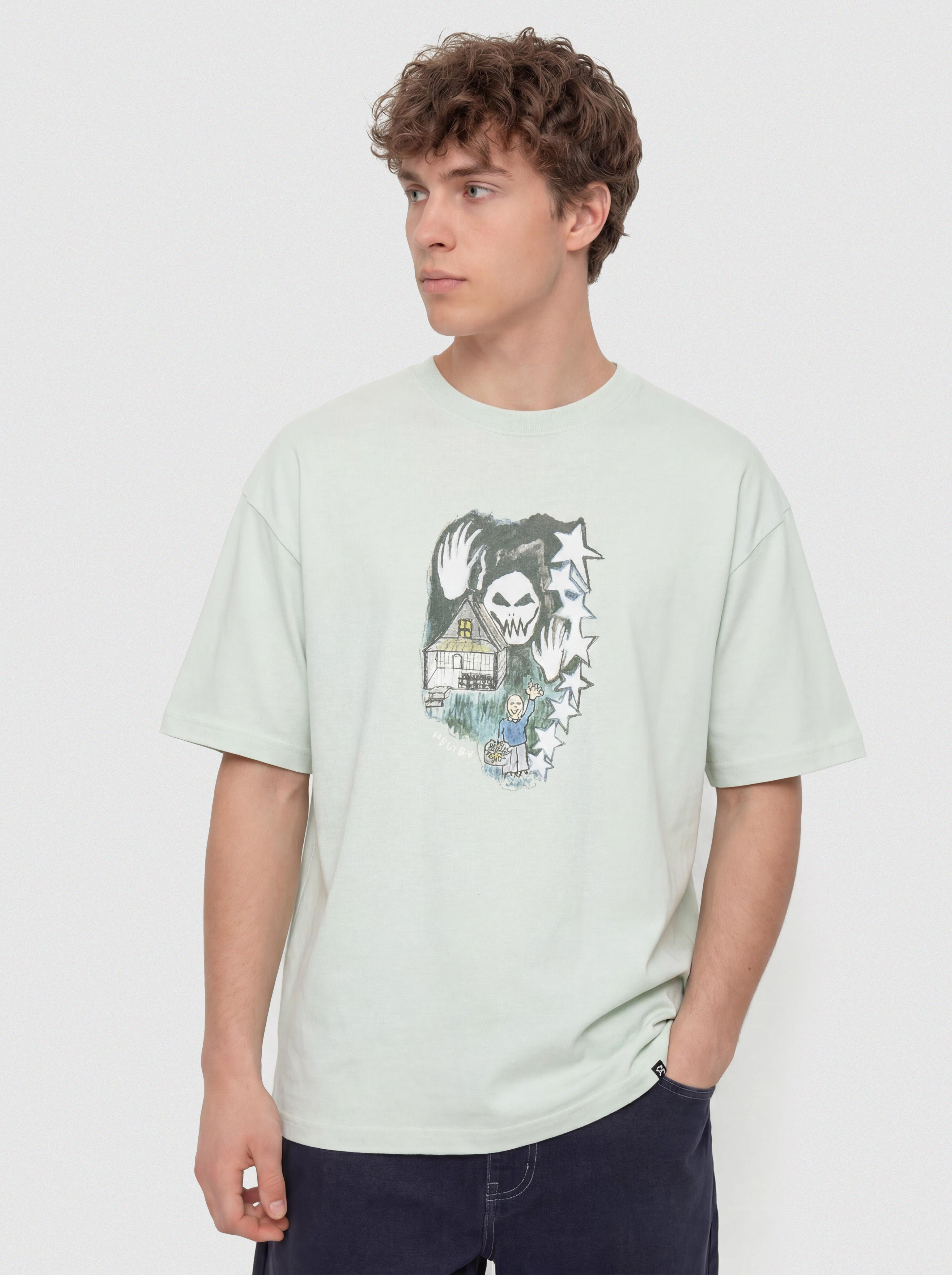 Футболка Volcom Fa Issam Auptel Lse (pale aqua)