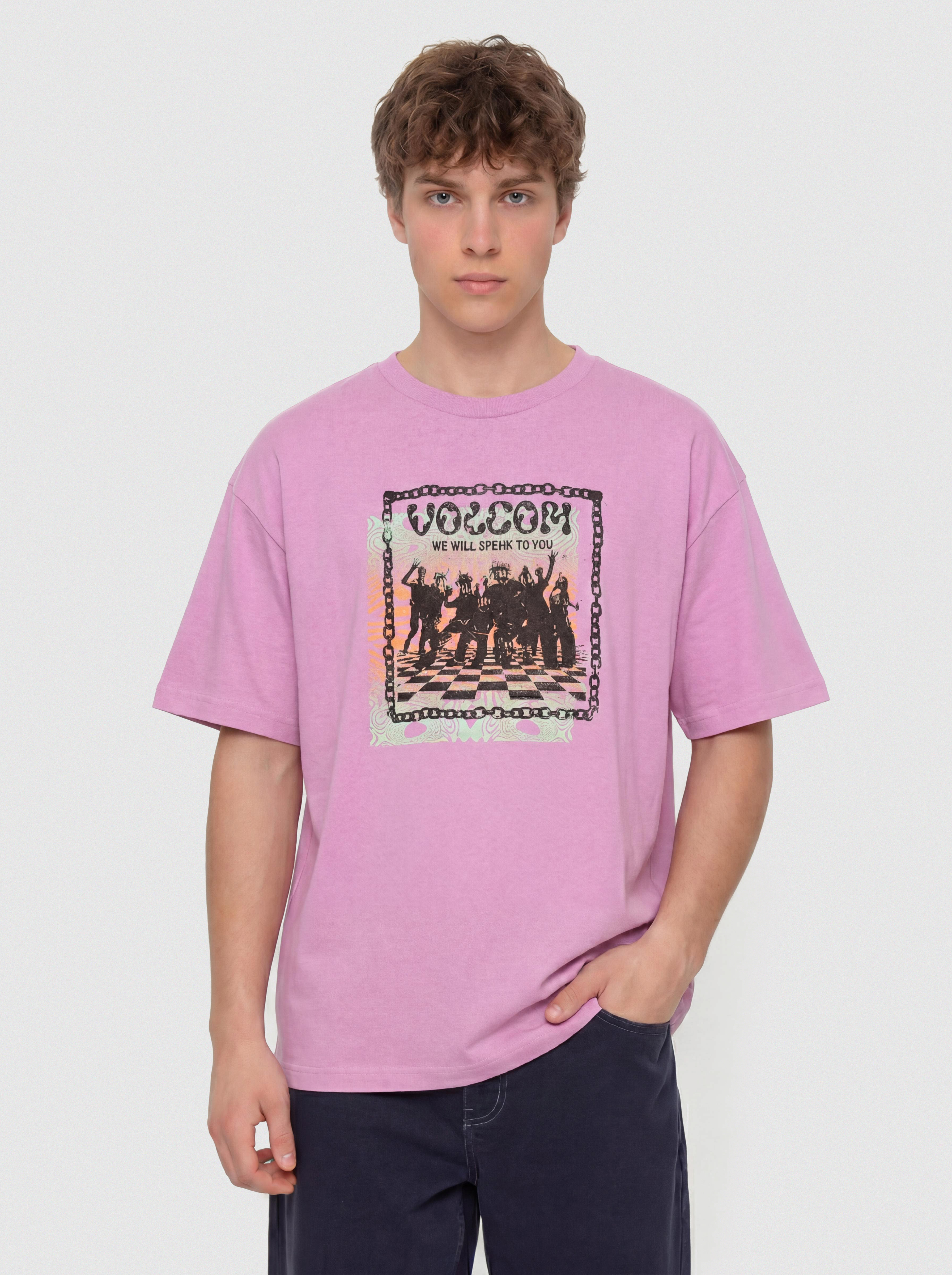 Футболка Volcom Fa F Rygalski (steel purple)