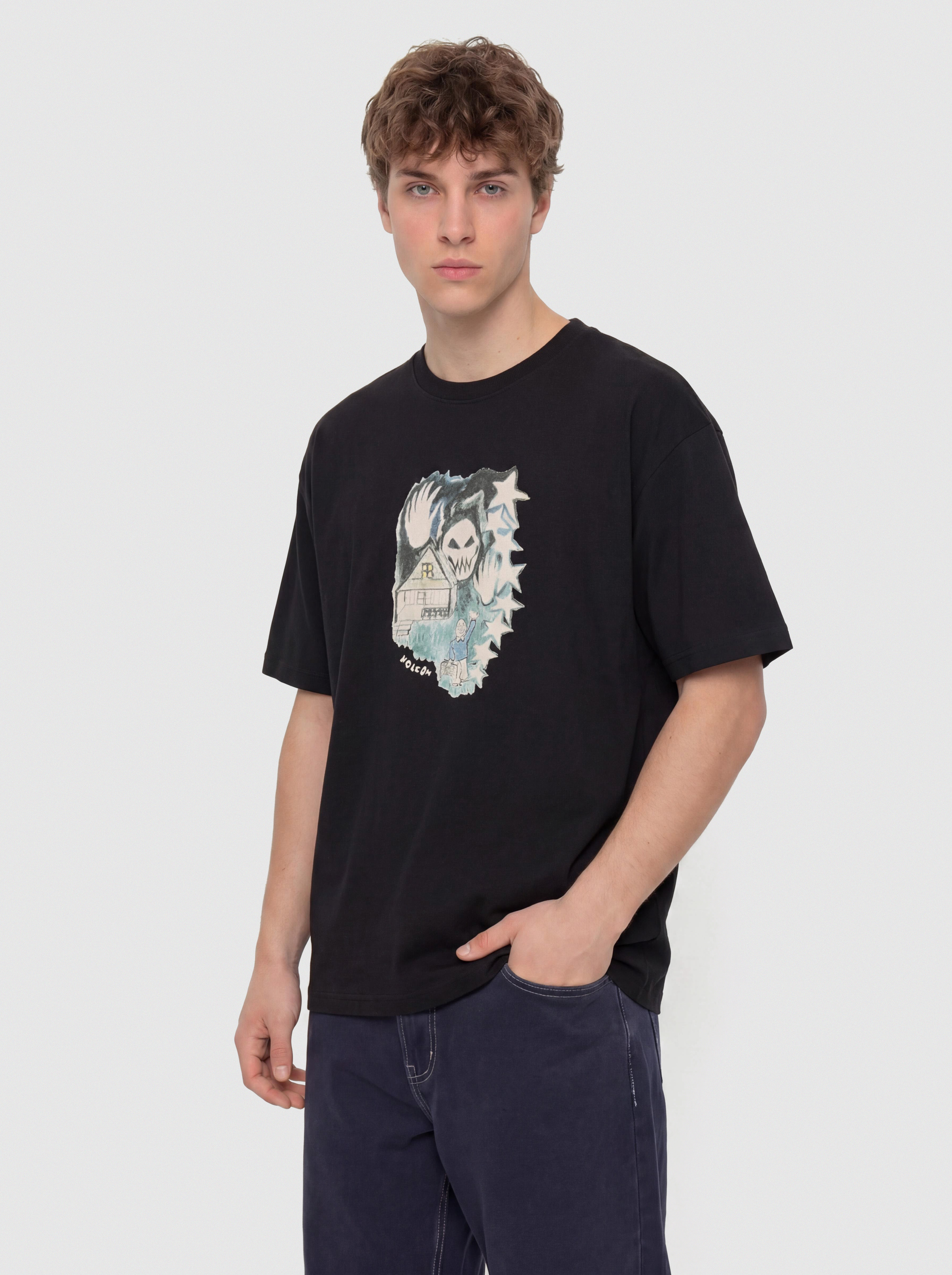 Футболка Volcom Fa Issam Auptel Lse (black)