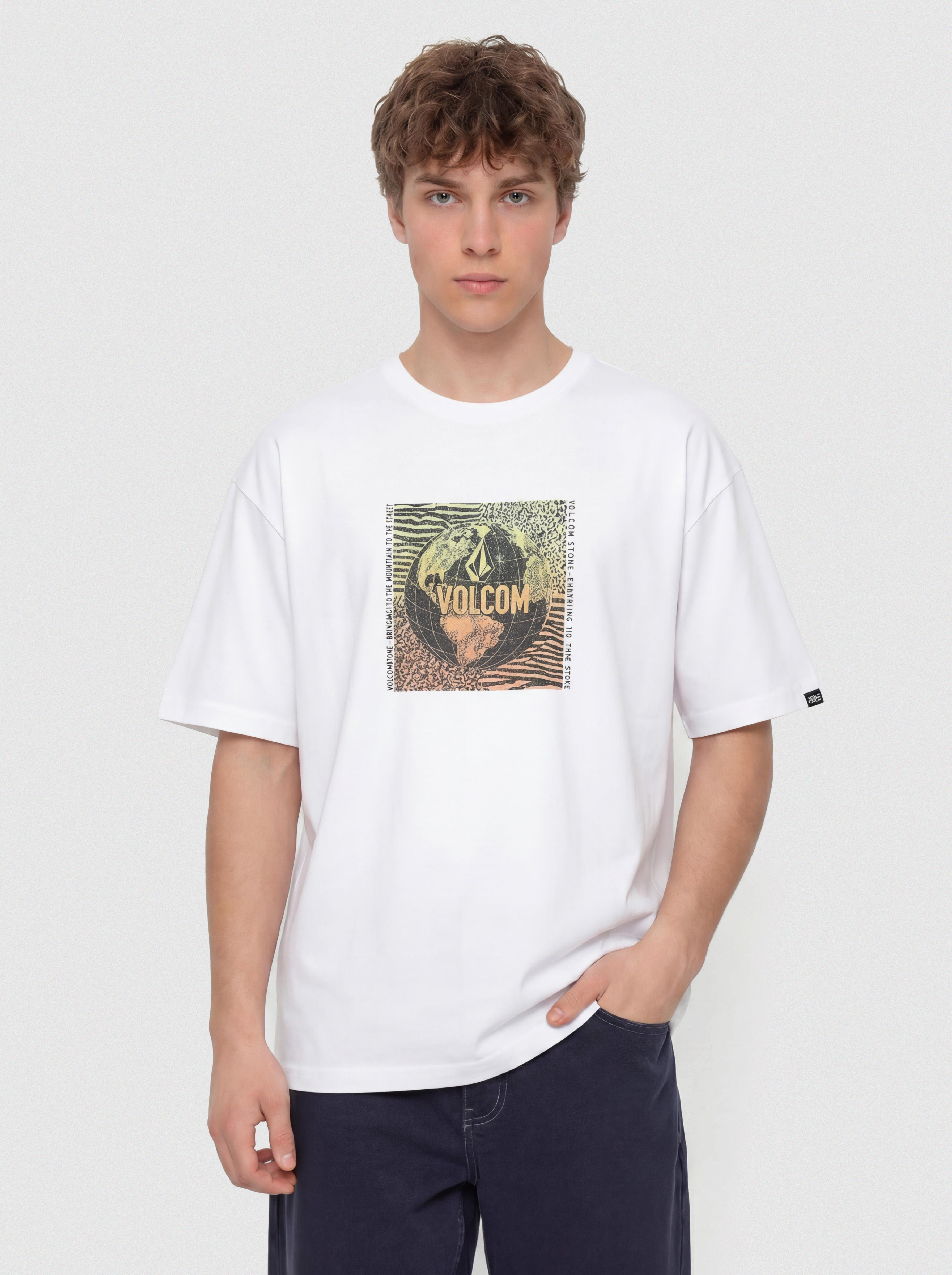 Футболка Volcom Earthtrippin Fty (off white)