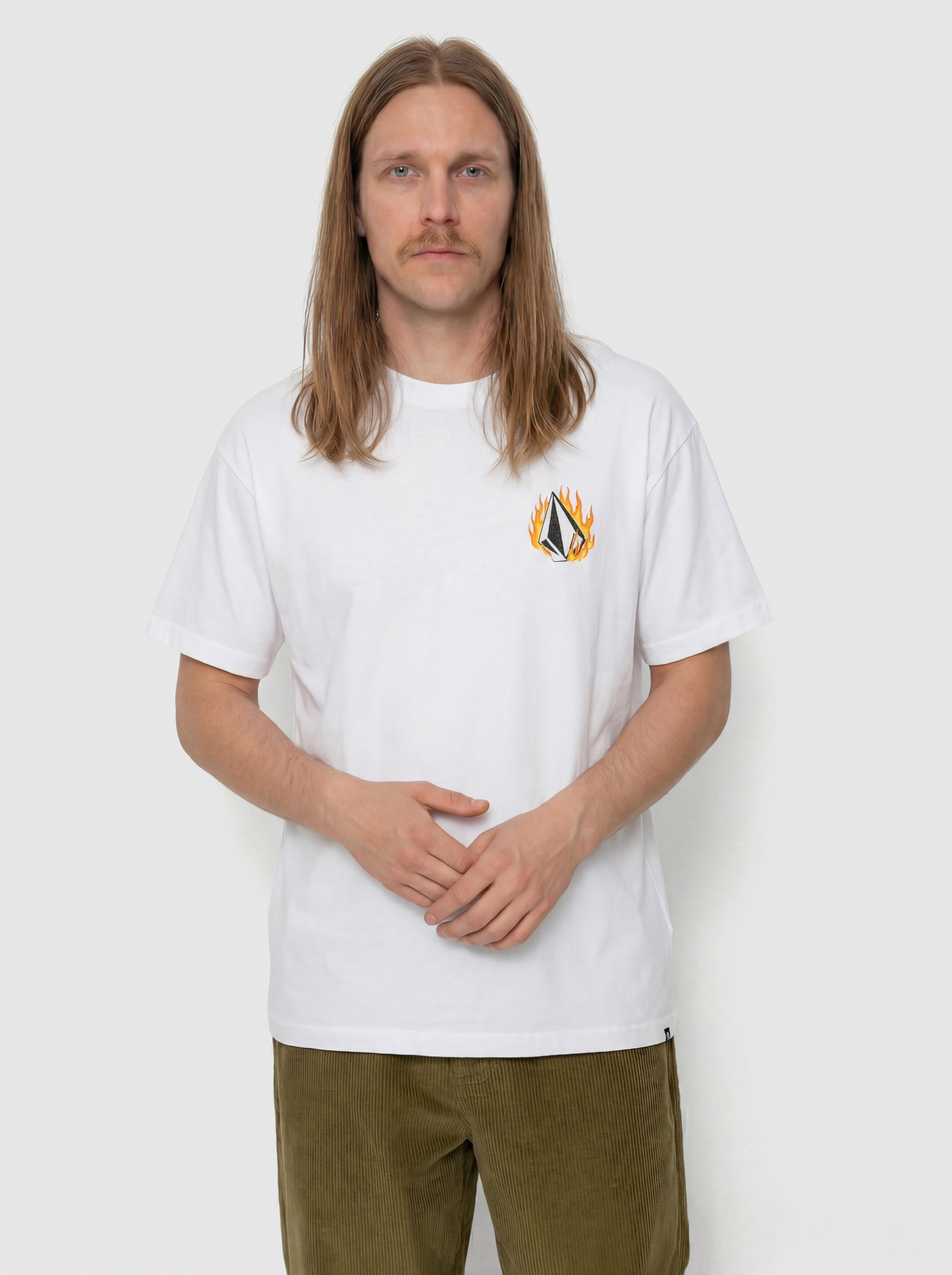 Футболка Volcom Double Fantasy Lse (white)