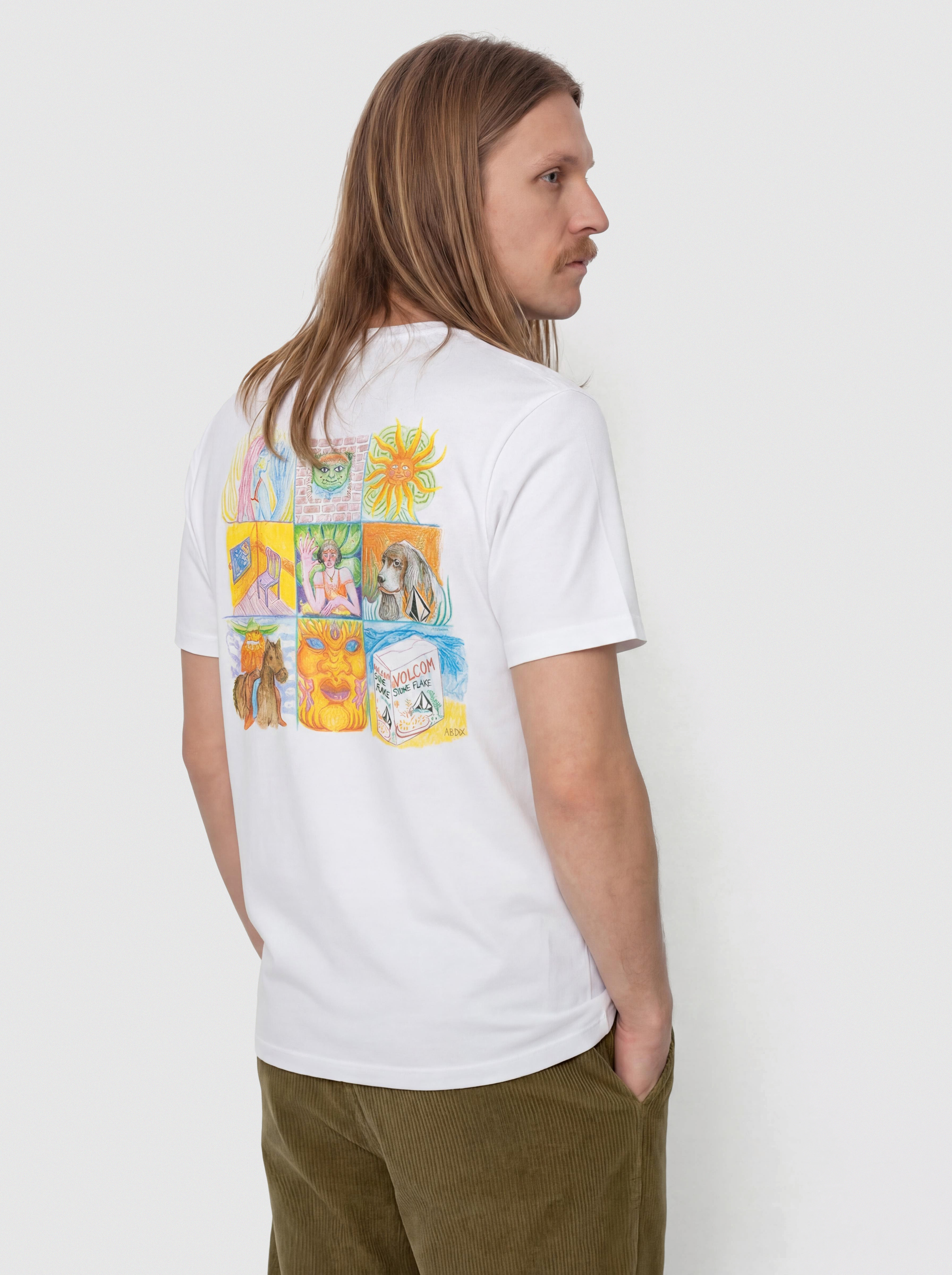 Футболка Volcom Double Fantasy Lse (white)