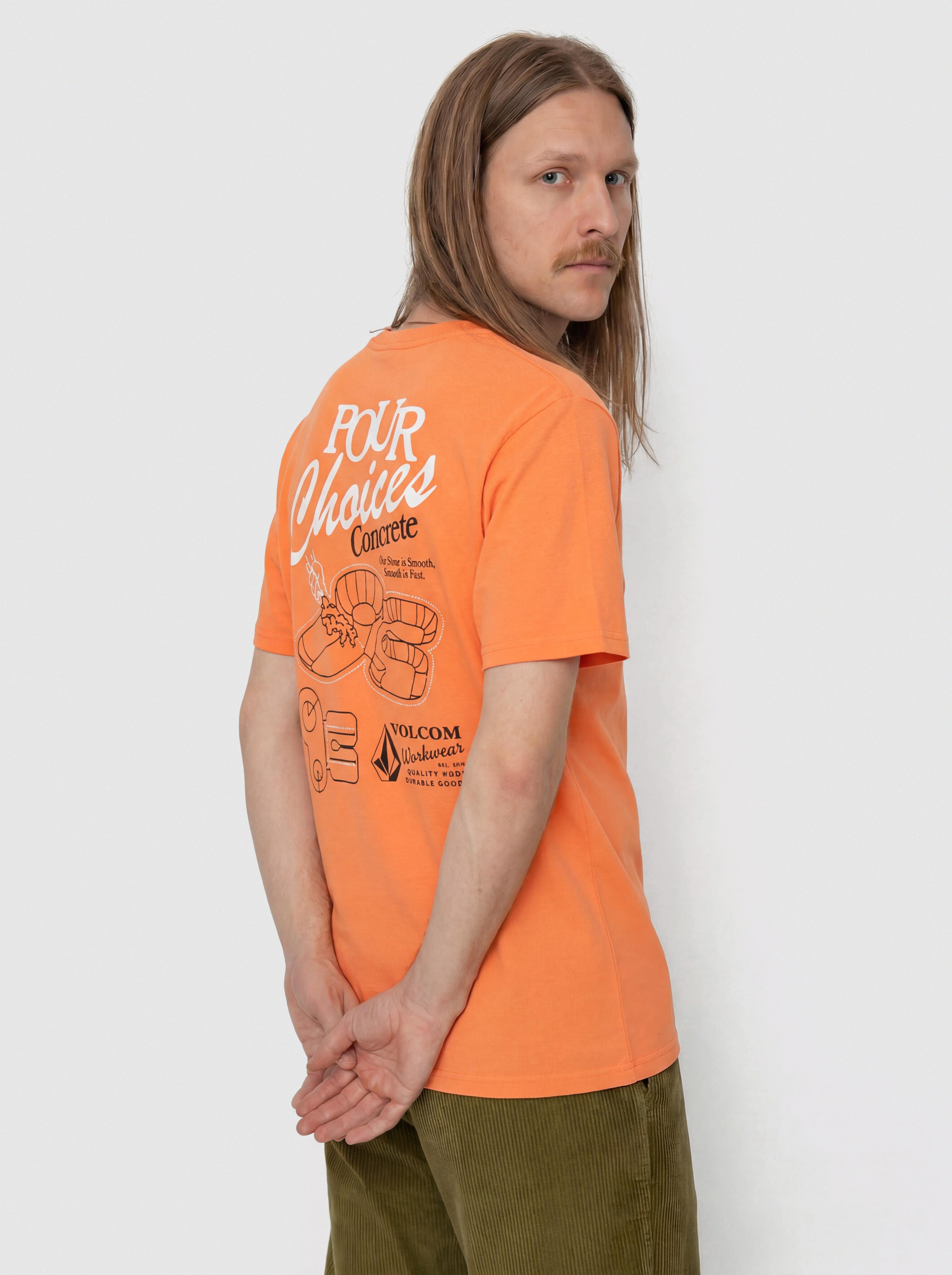 Футболка Volcom Pour Choices Bsc (neon orange)