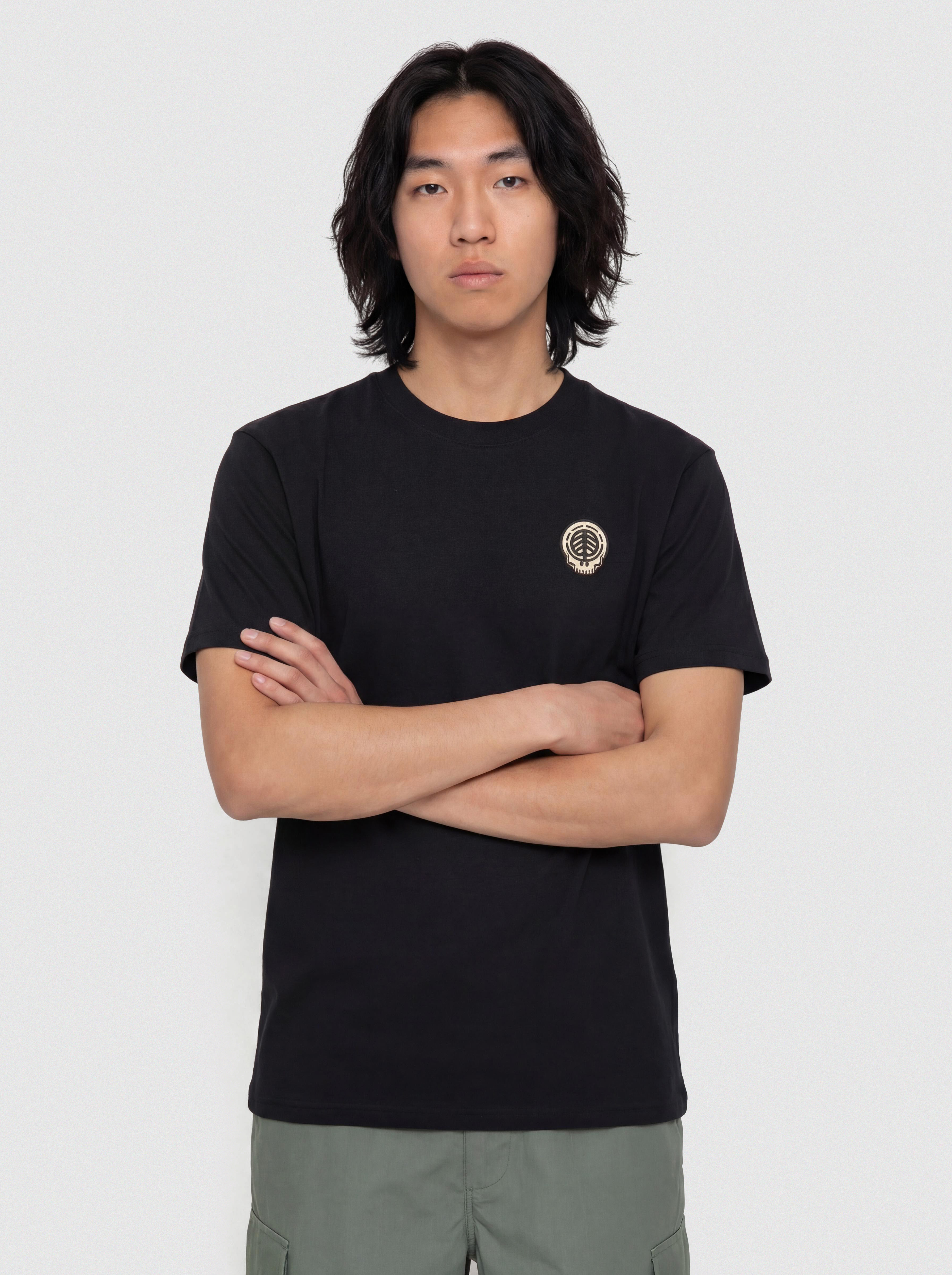 Футболка Element Timber Hermit (off black)