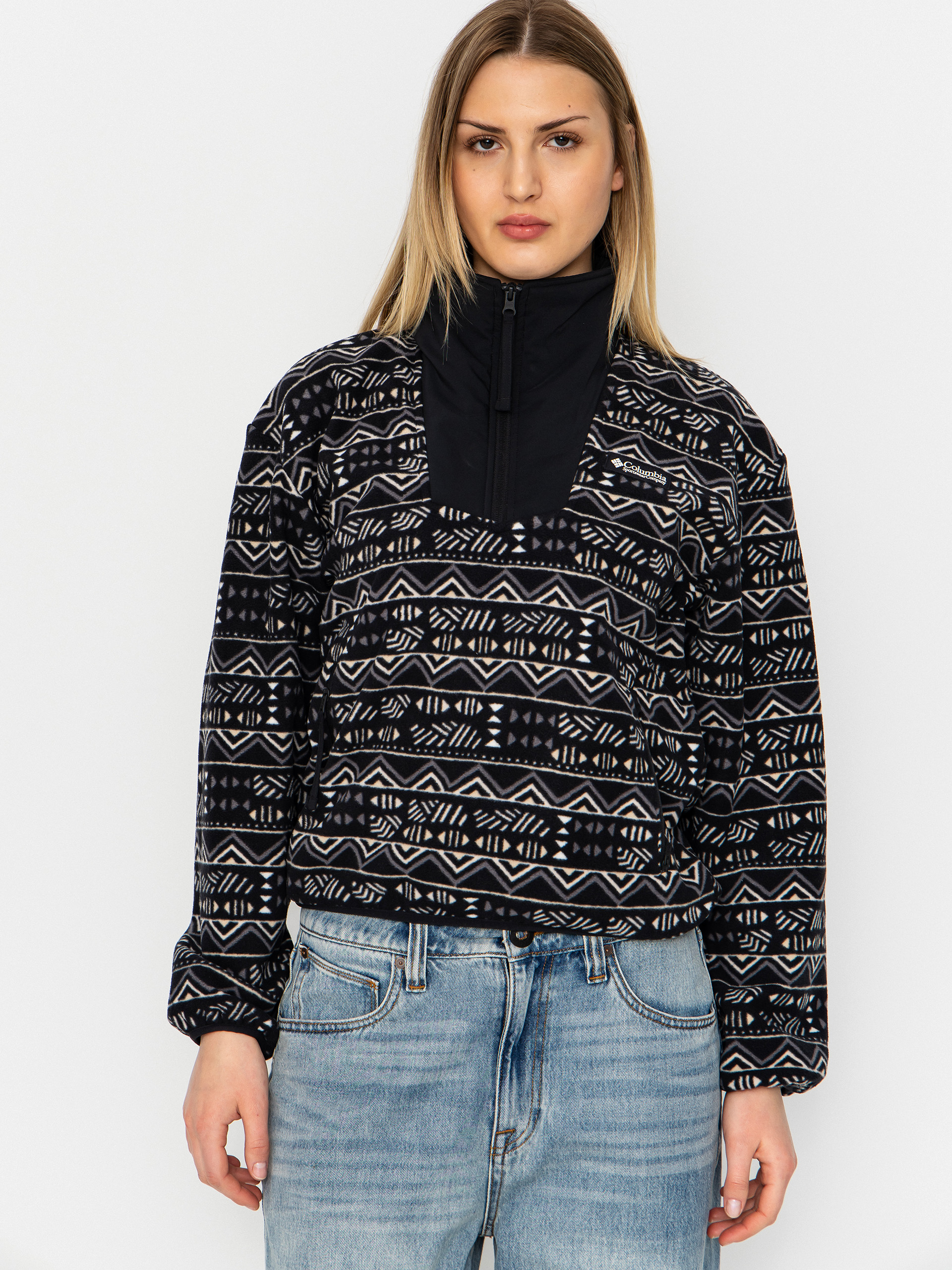 Флісовий светр Columbia Sequoia Grove Printed Half Zip Wmn