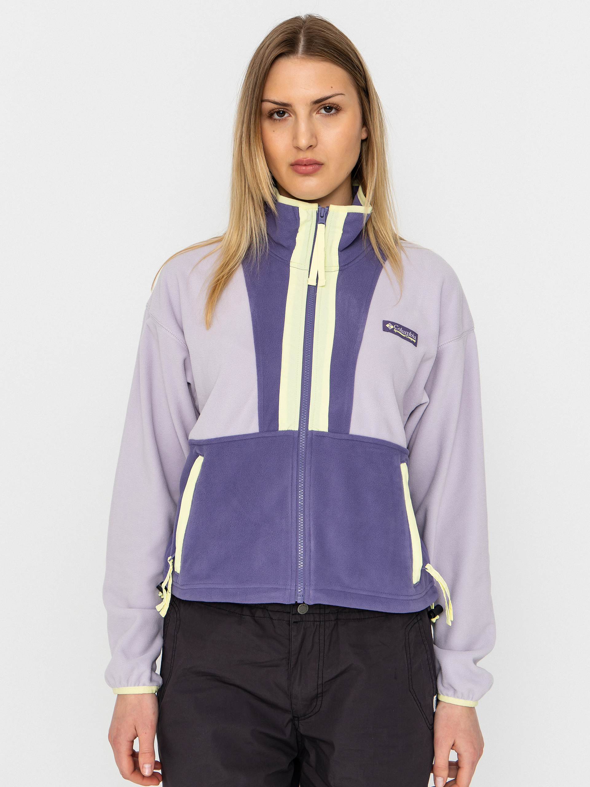 Флісовий светр Columbia Backbowl II Full Zip Wmn (lavender pearl/stormwatch/citron haze)