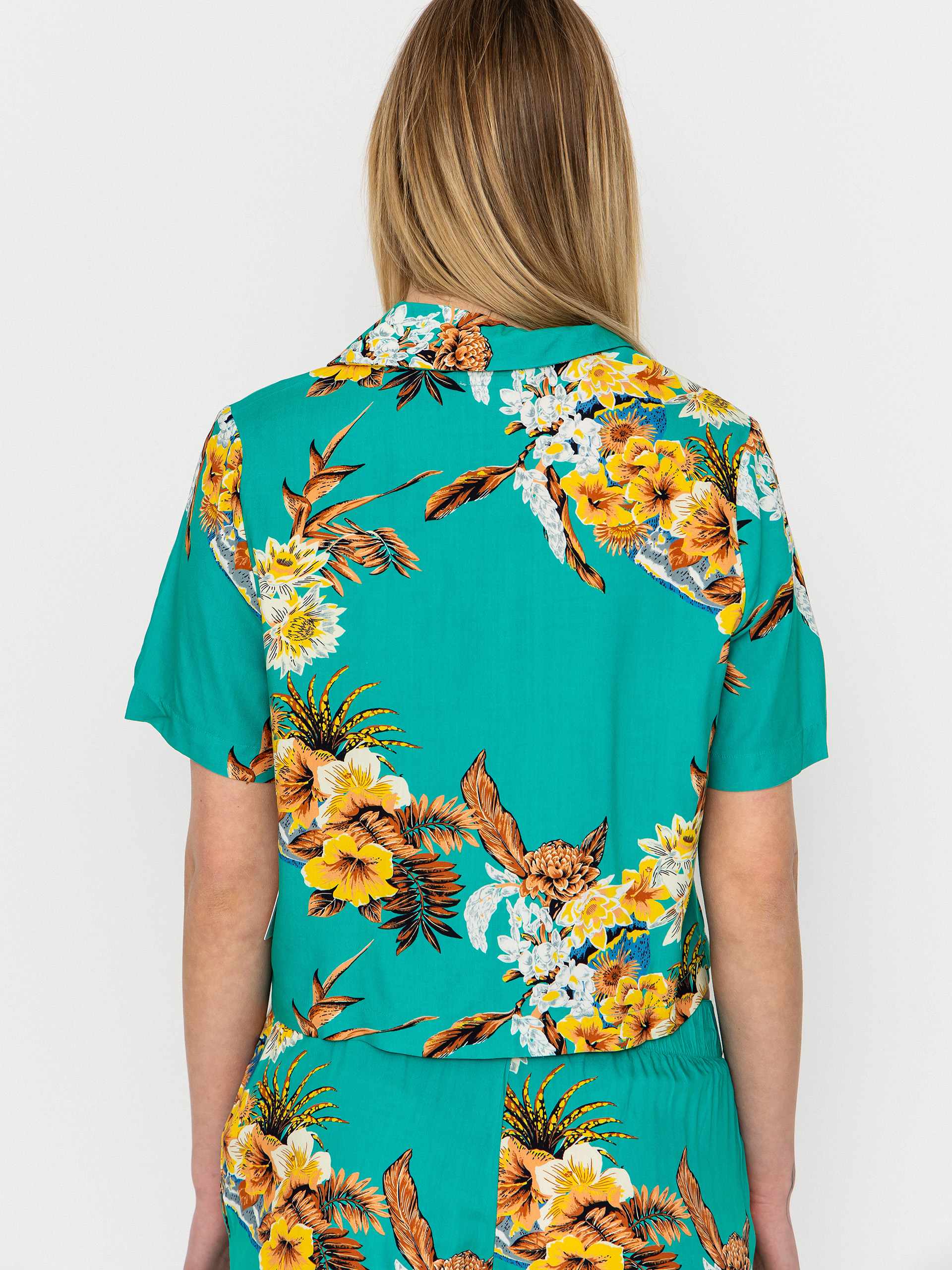 Сорочка Brixton Campos Button Down Wmn (retro green flor campos)