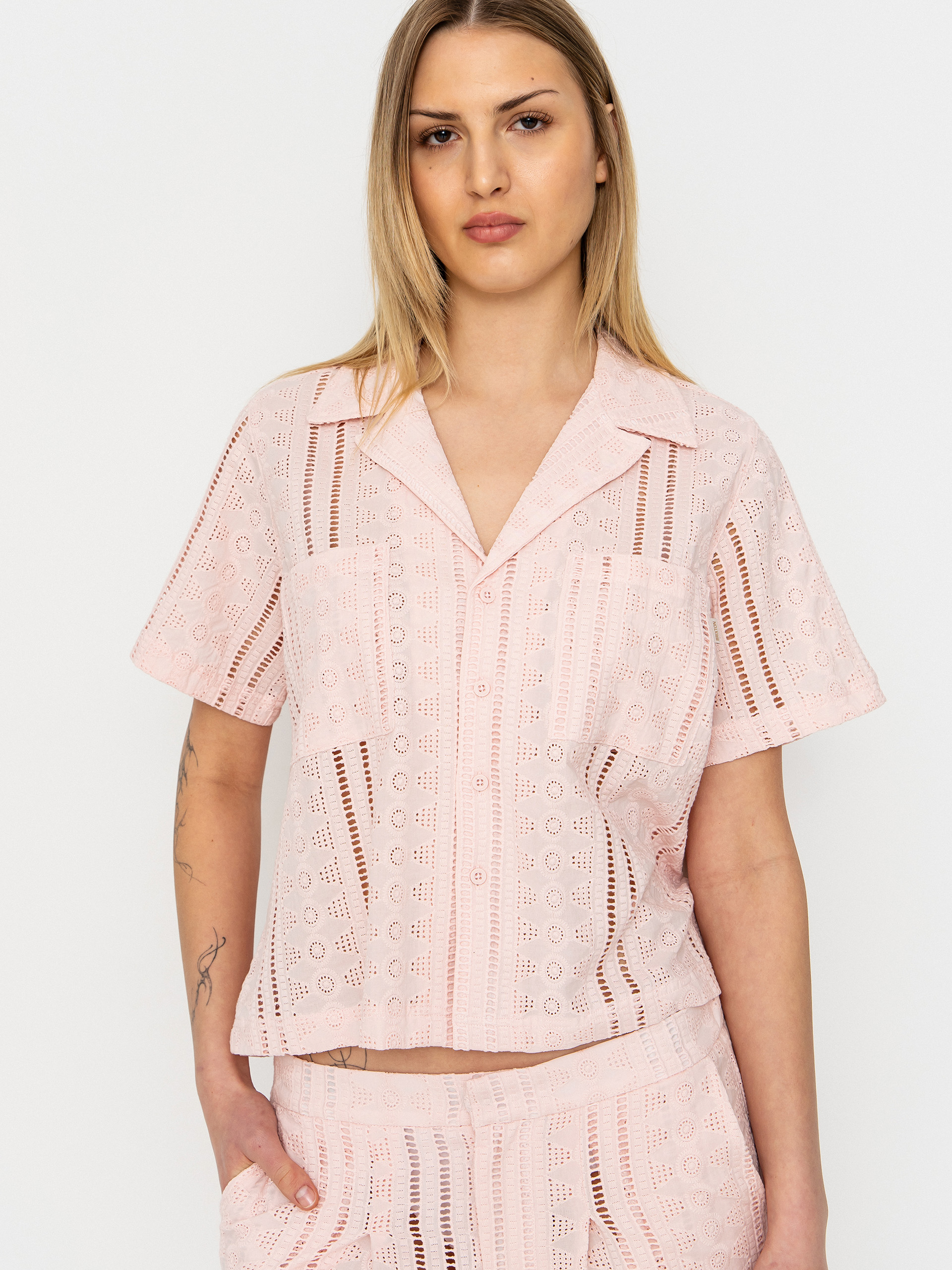 Сорочка Brixton Paradise Lounge Wmn (chalk pink)