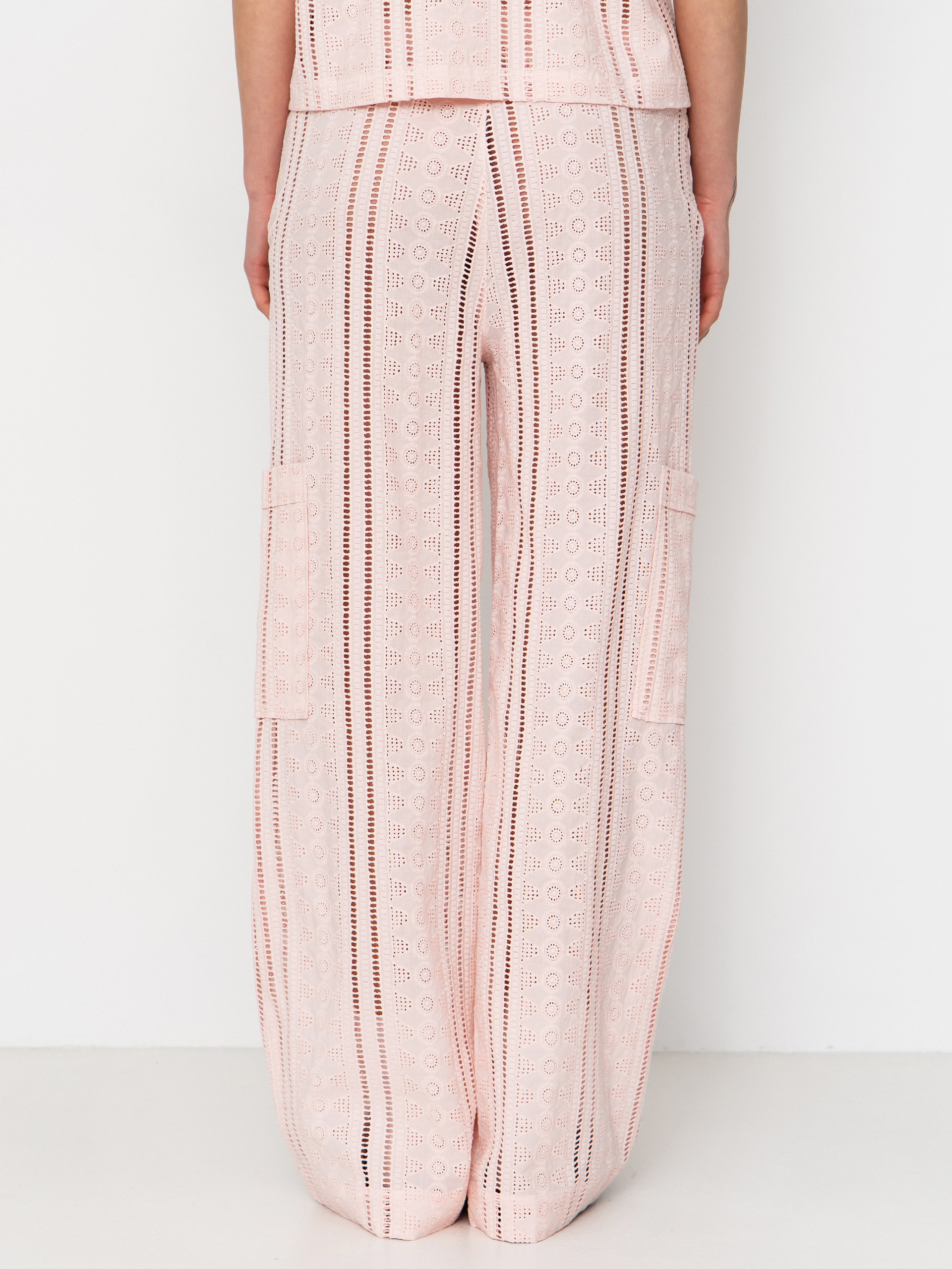 Штани Brixton The Mercer Wide Leg Trouser Wmn (chalk pink)