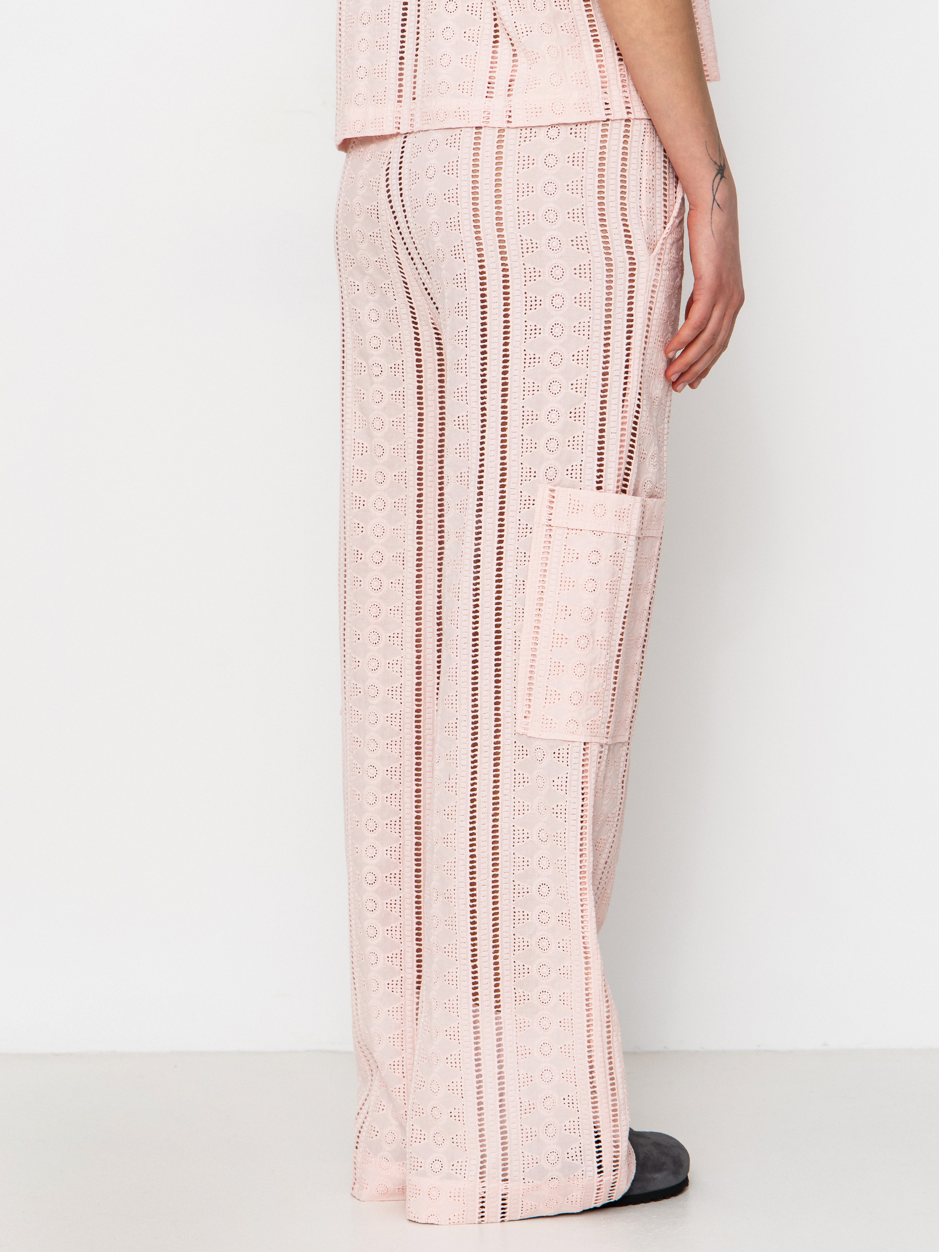 Штани Brixton The Mercer Wide Leg Trouser Wmn (chalk pink)