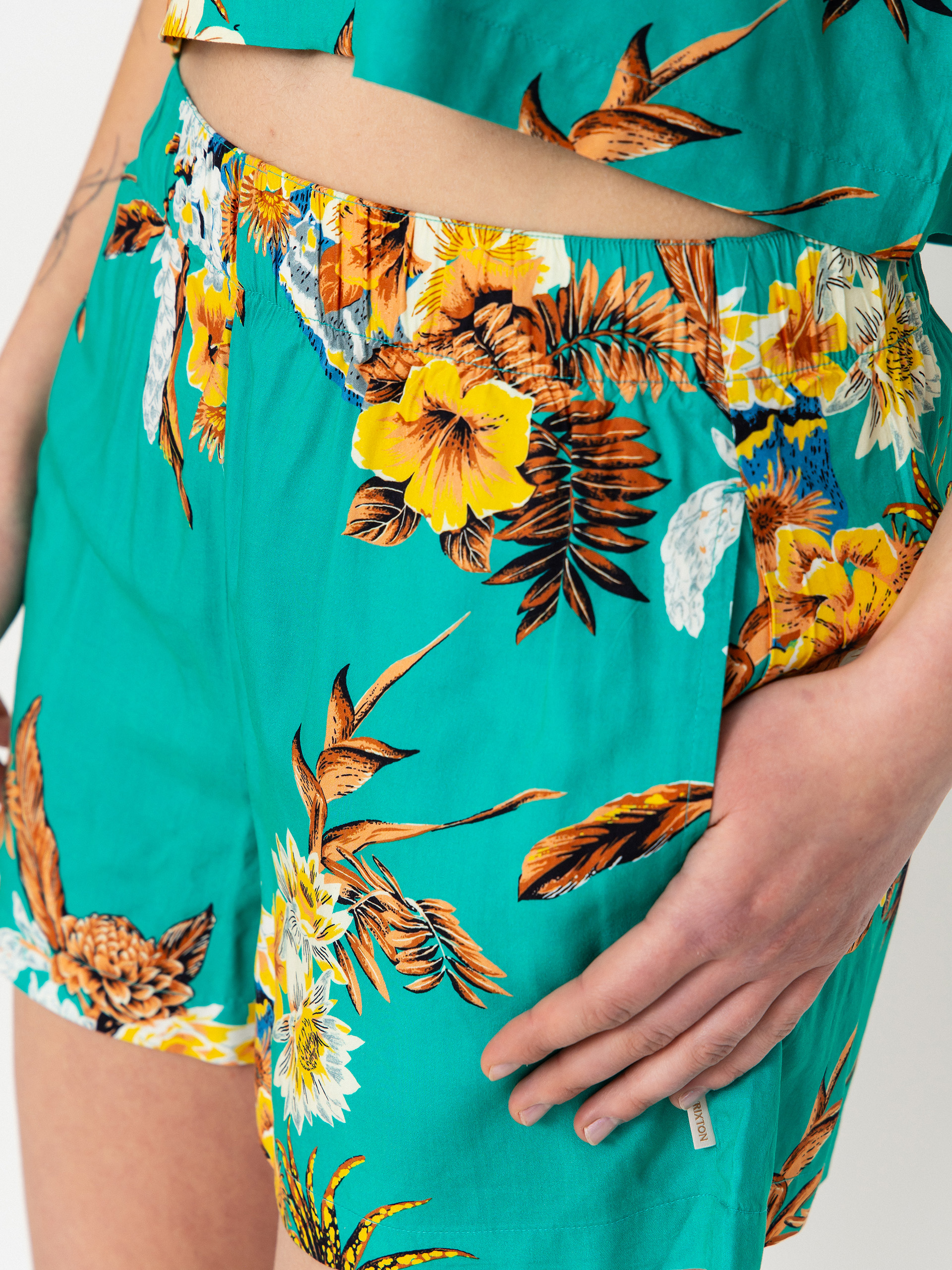 Шорти Brixton Campos Lounge Wmn (retro green flor campos)