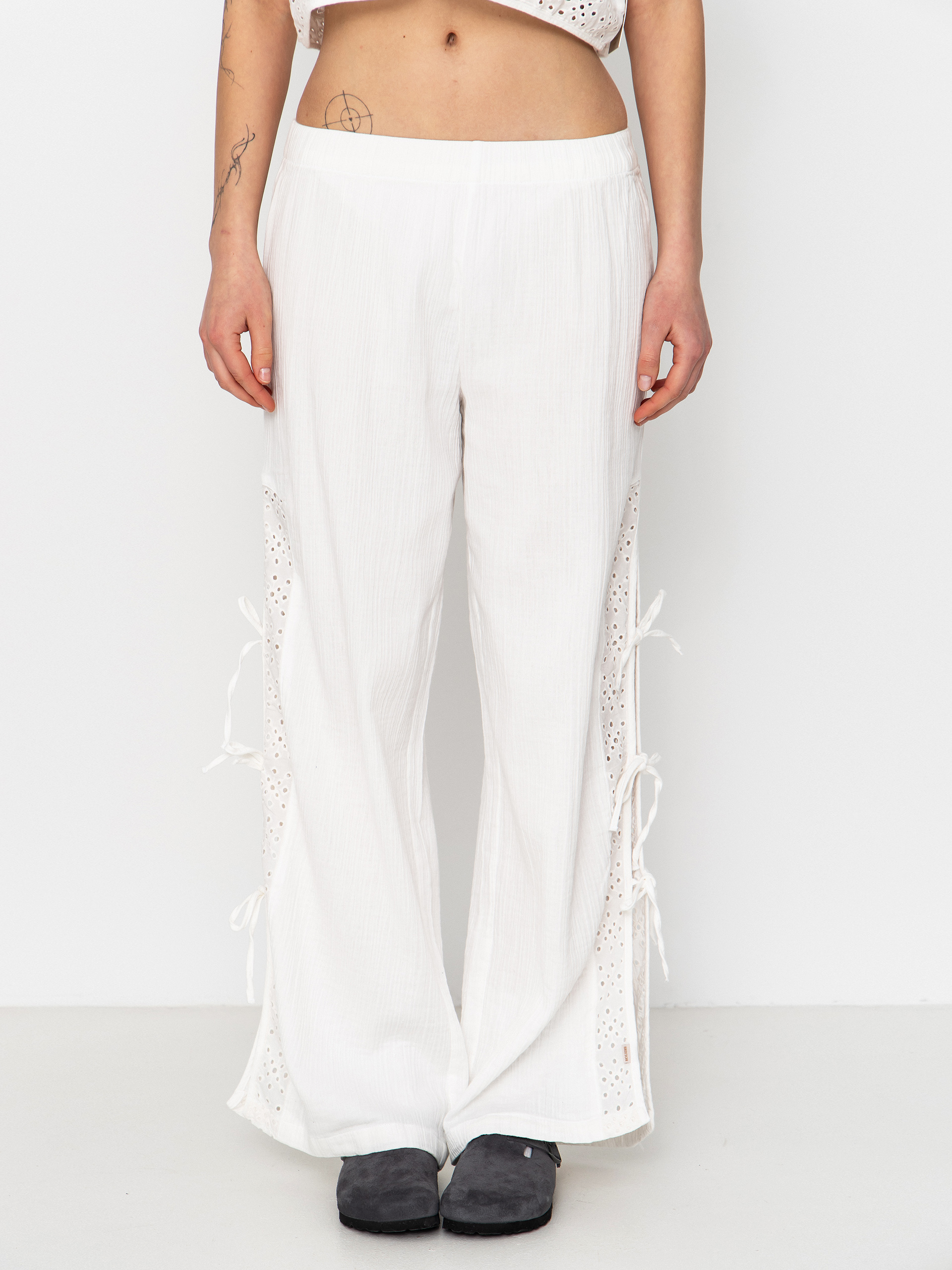 Штани Brixton Seaside Eyelet Wide Leg Wmn (off white eyelet)