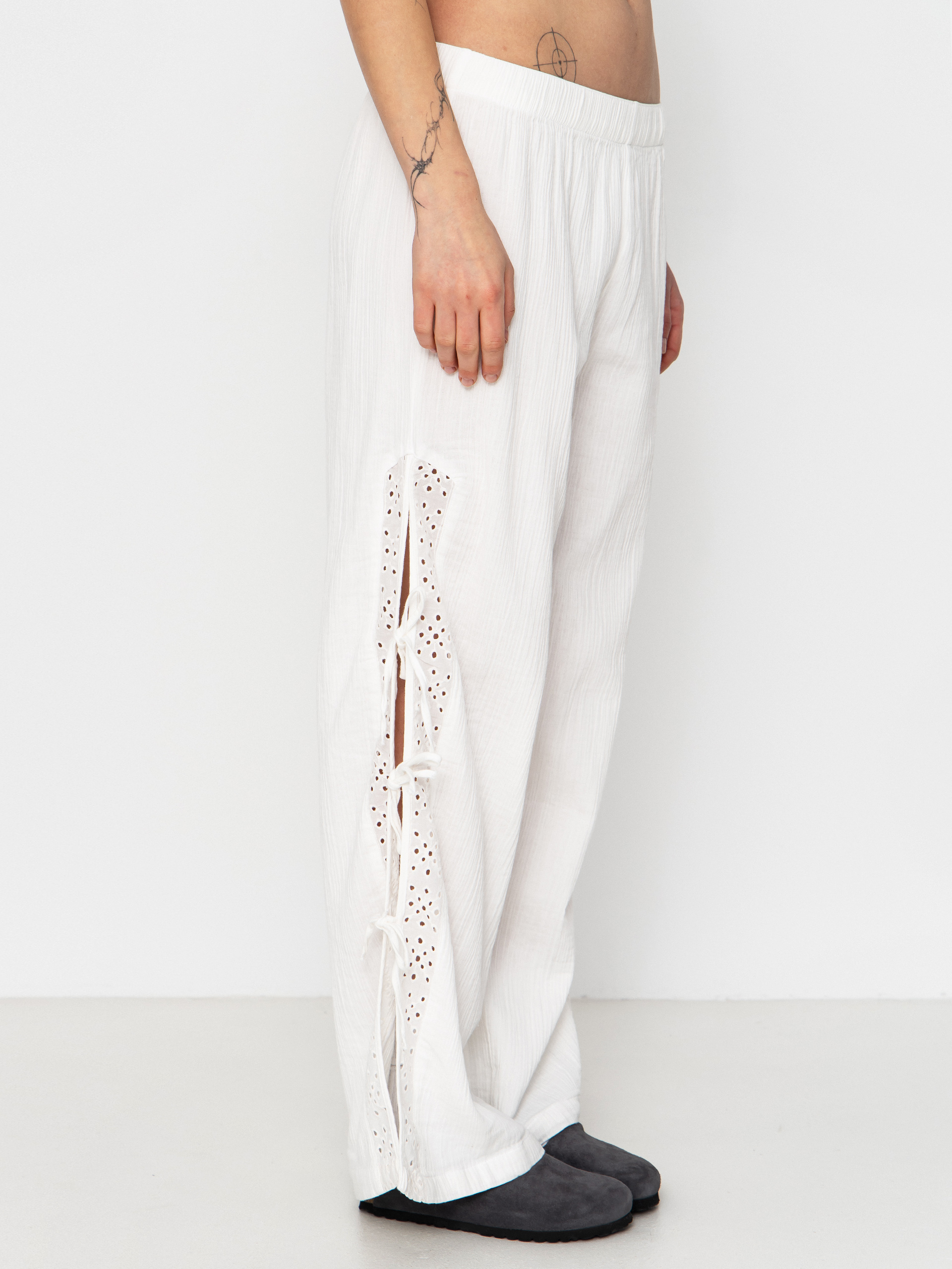 Штани Brixton Seaside Eyelet Wide Leg Wmn (off white eyelet)