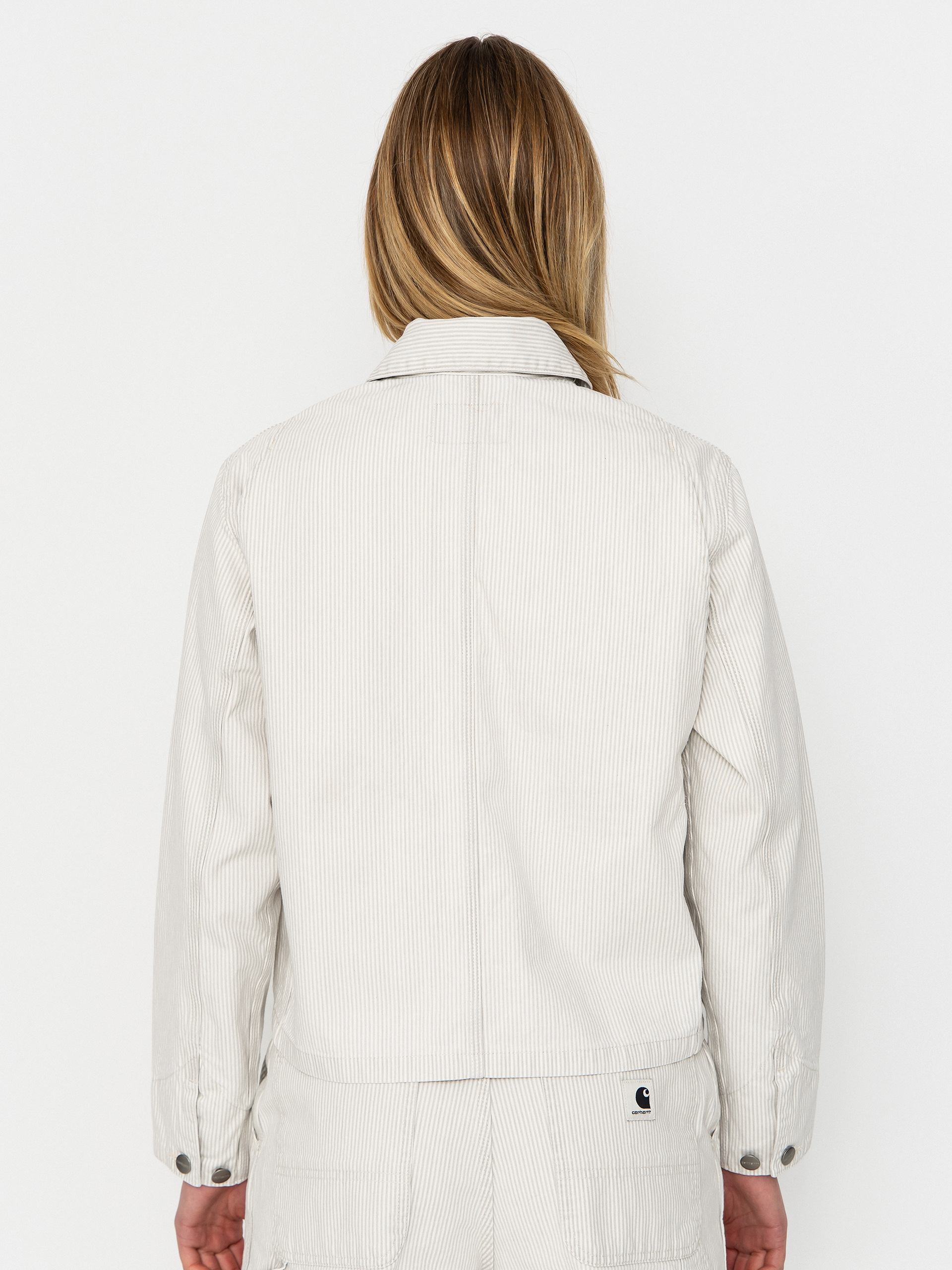 Куртка Carhartt WIP Mercer Chore Coat Wmn (mercer stripe/graphite/wax)