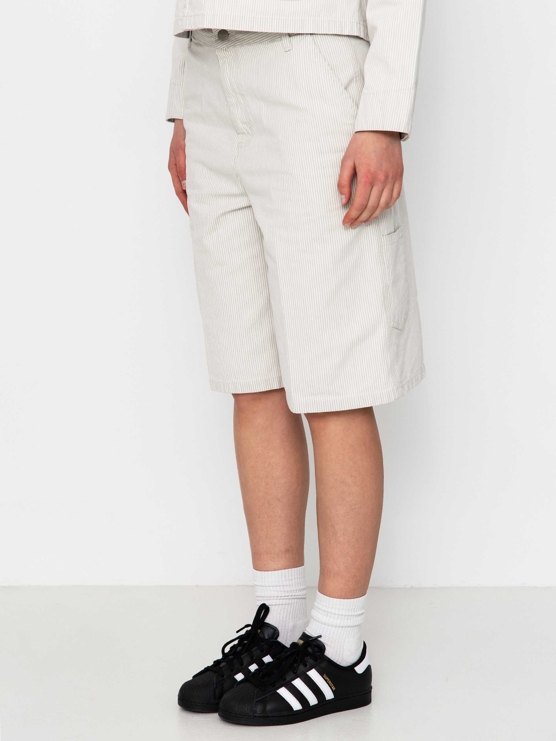 Шорти Carhartt WIP Mercer Single Knee Wmn (mercer stripe/graphite/wax)