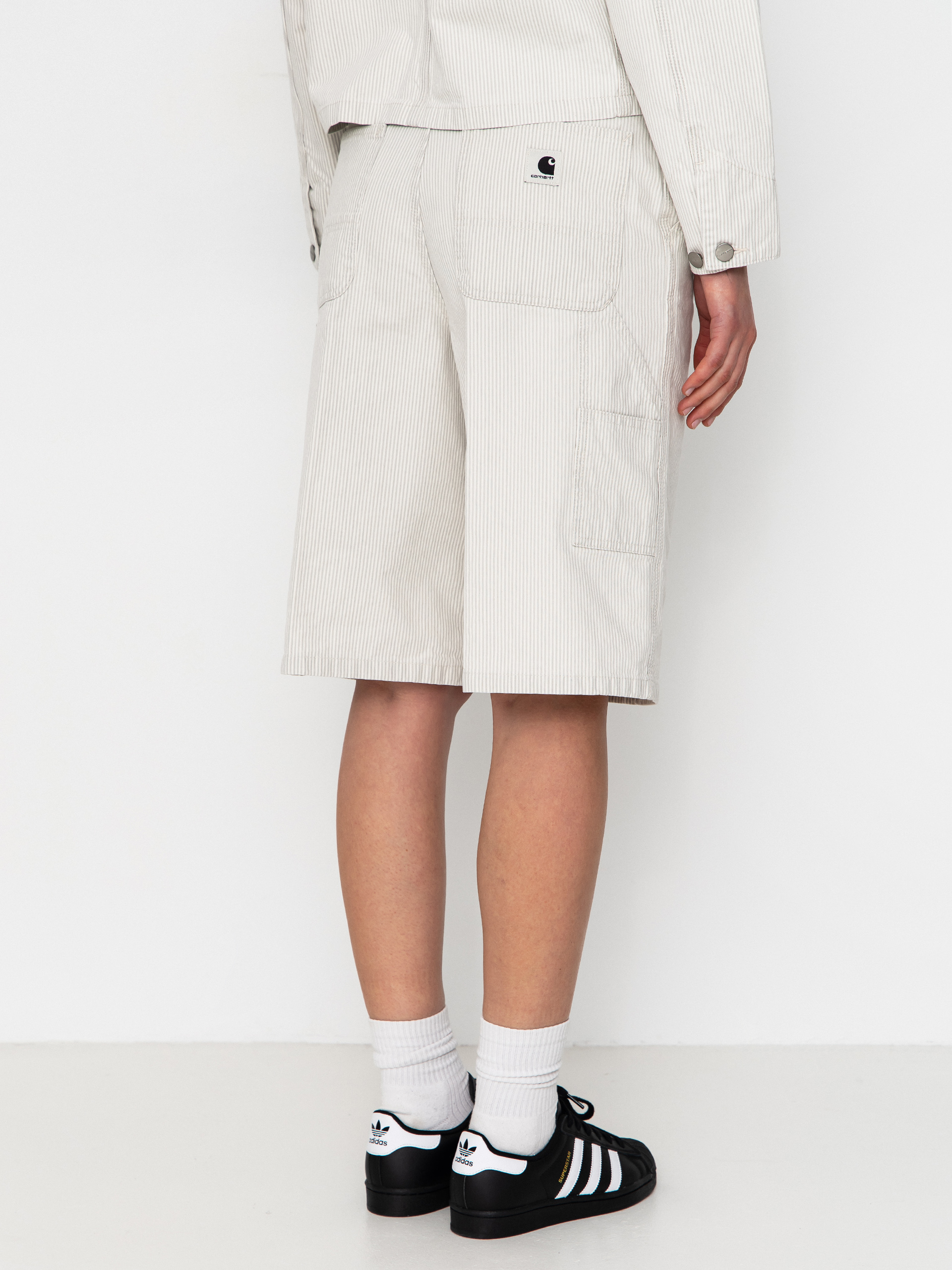 Шорти Carhartt WIP Mercer Single Knee Wmn (mercer stripe/graphite/wax)