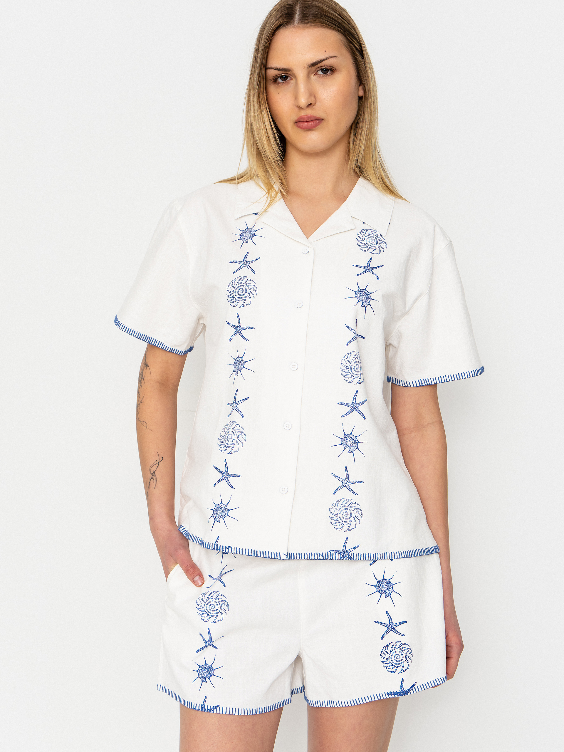 Сорочка Santa Cruz Reef Wmn (off white)