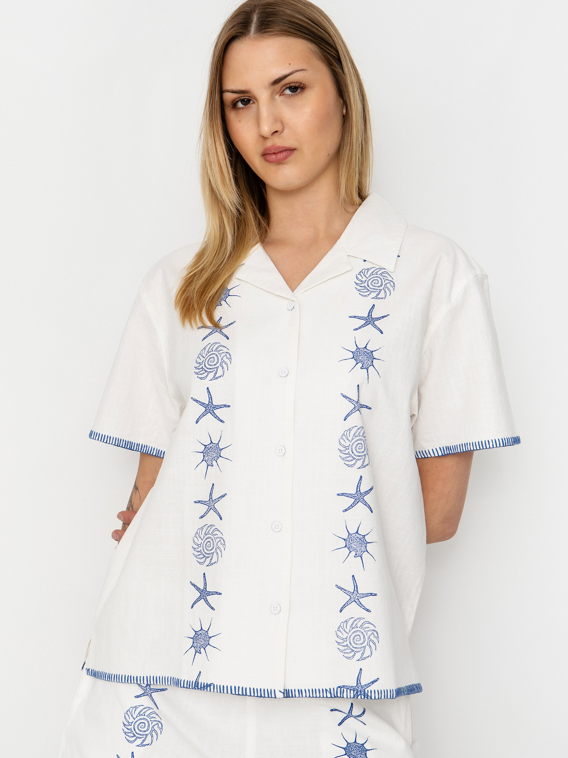 Сорочка Santa Cruz Reef Wmn (off white)