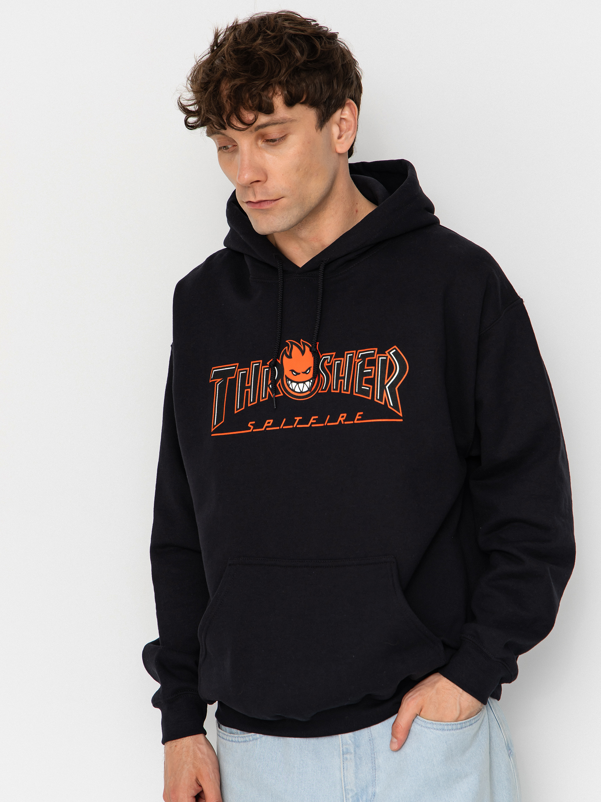 Худі Thrasher x Spitfire Big Head Outline HD
