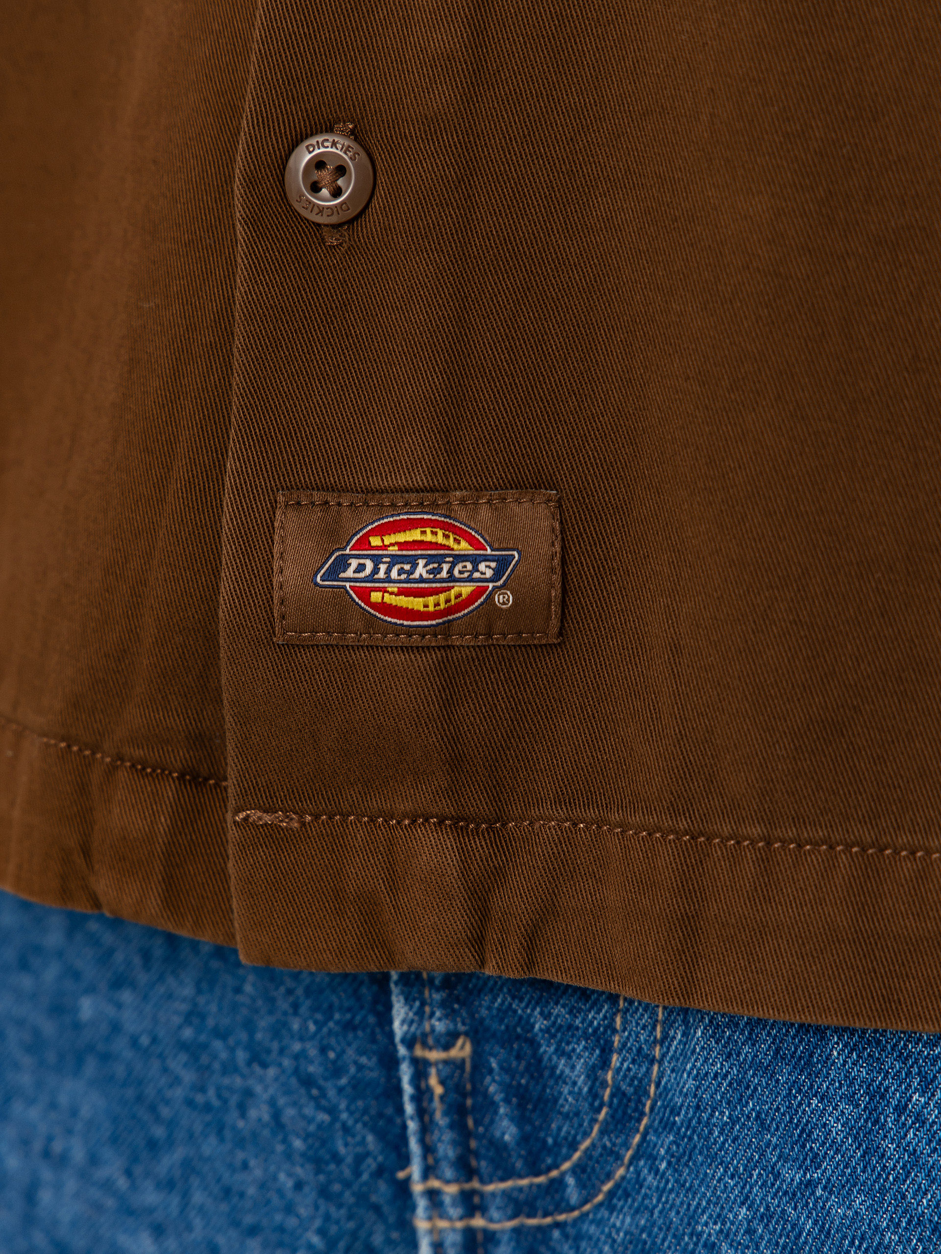 Сорочка Dickies 247 Garment Dyed Work (timber brown)