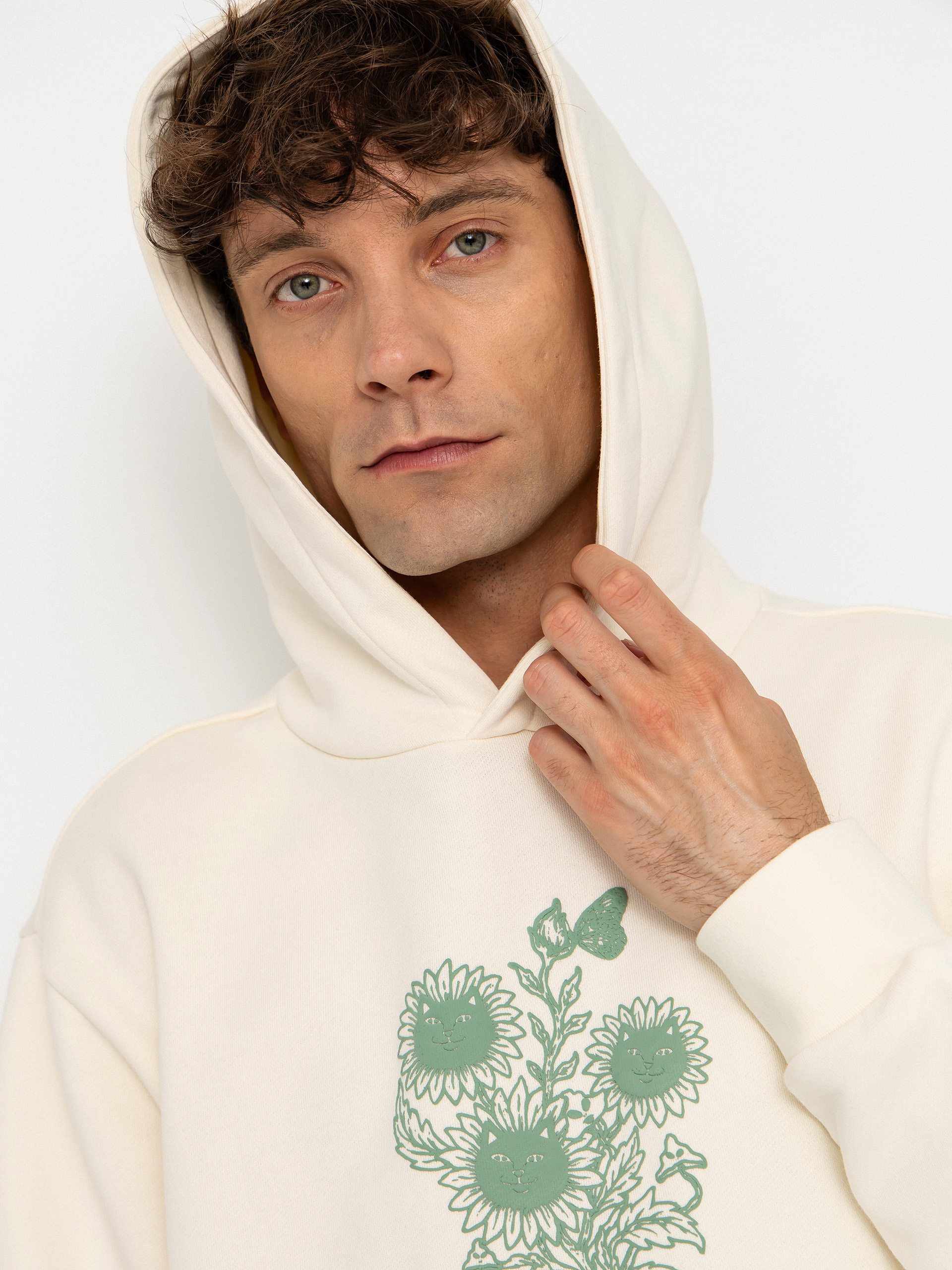 Худі RipNDip Where The Flowers Bloom HD (bone)