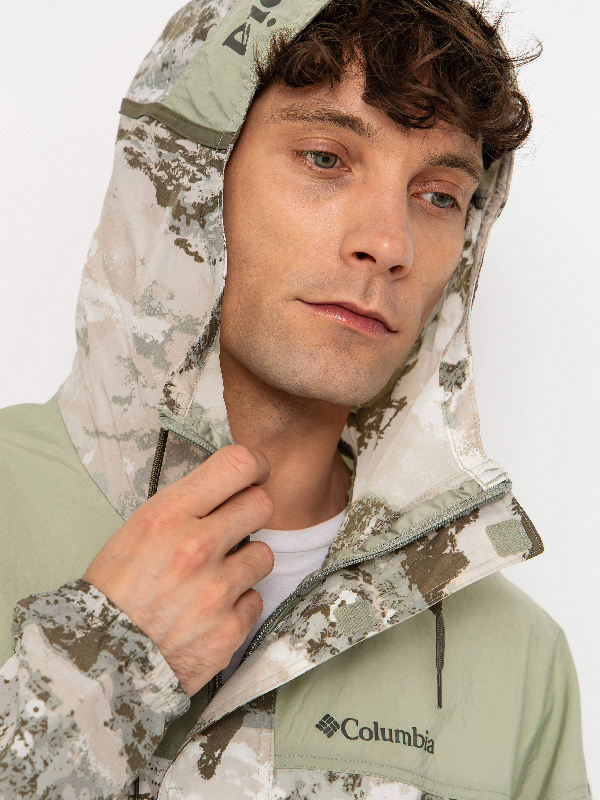 Куртка Columbia Challenger II Novelty Windbreaker (safari fieldaze/safari)