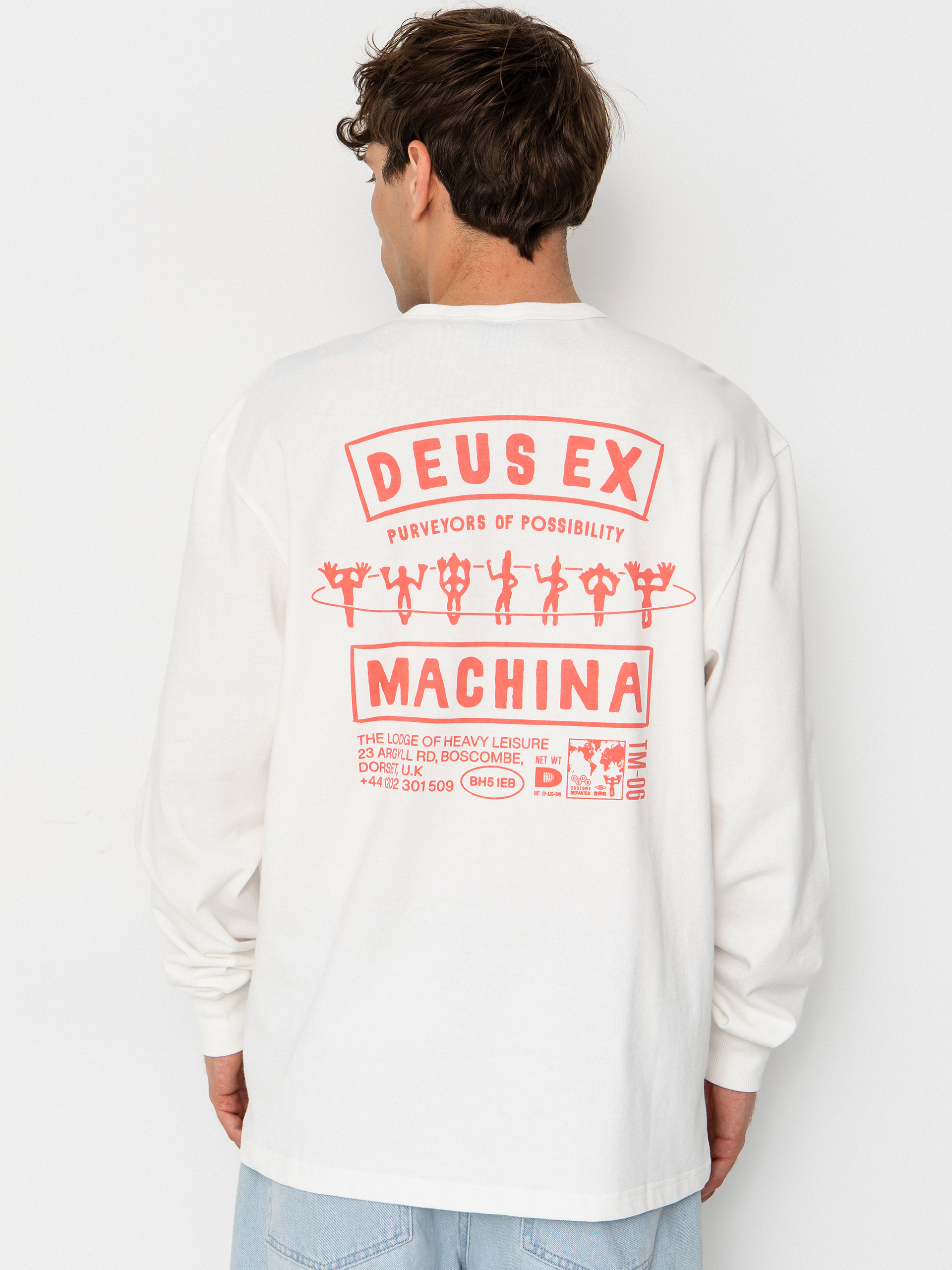 Лонгслів Deus Ex Machina Kumbaya (vintage white)