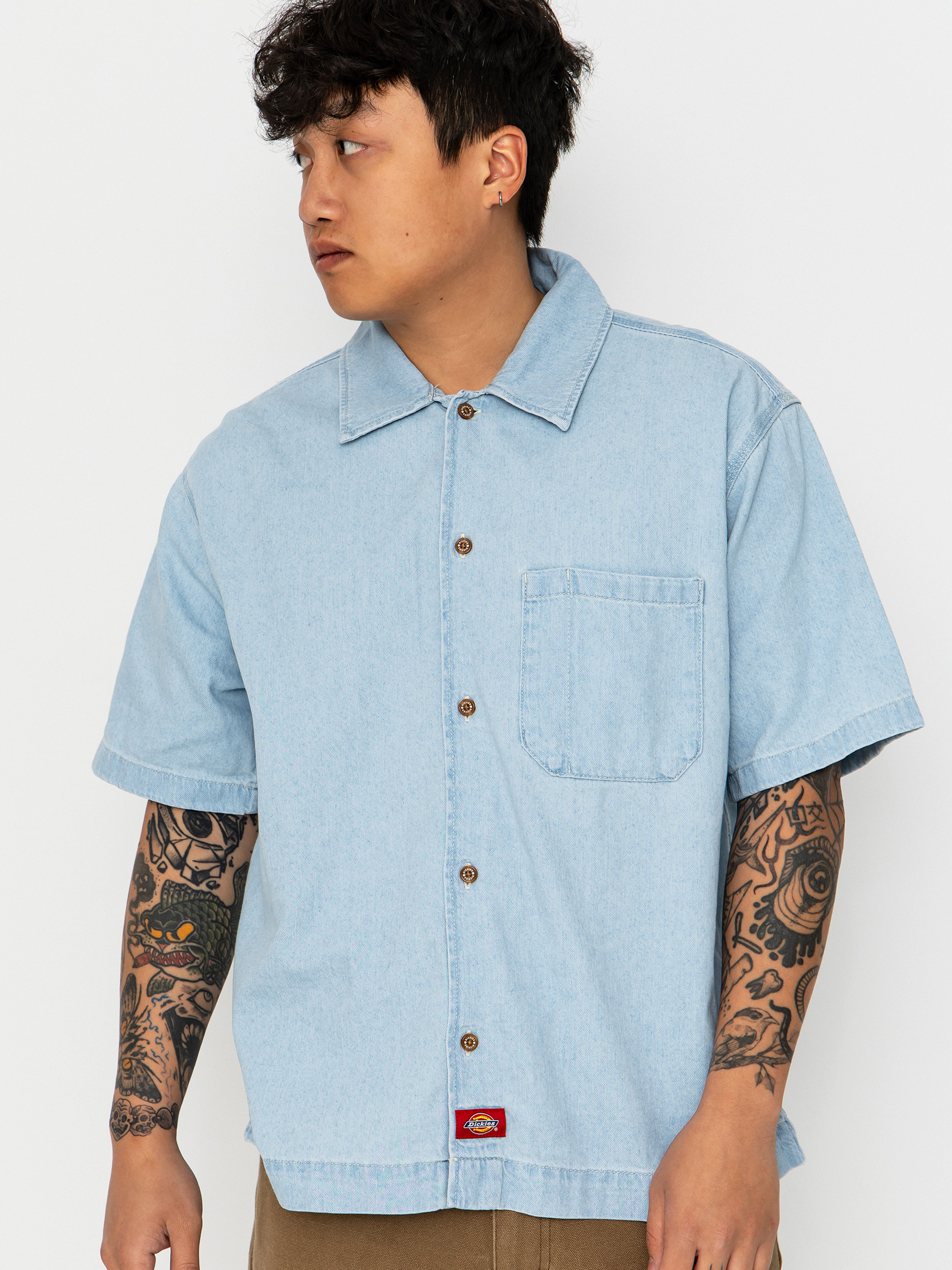 u0421u043eu0440u043eu0447u043au0430 Dickies Denim (fog blue)