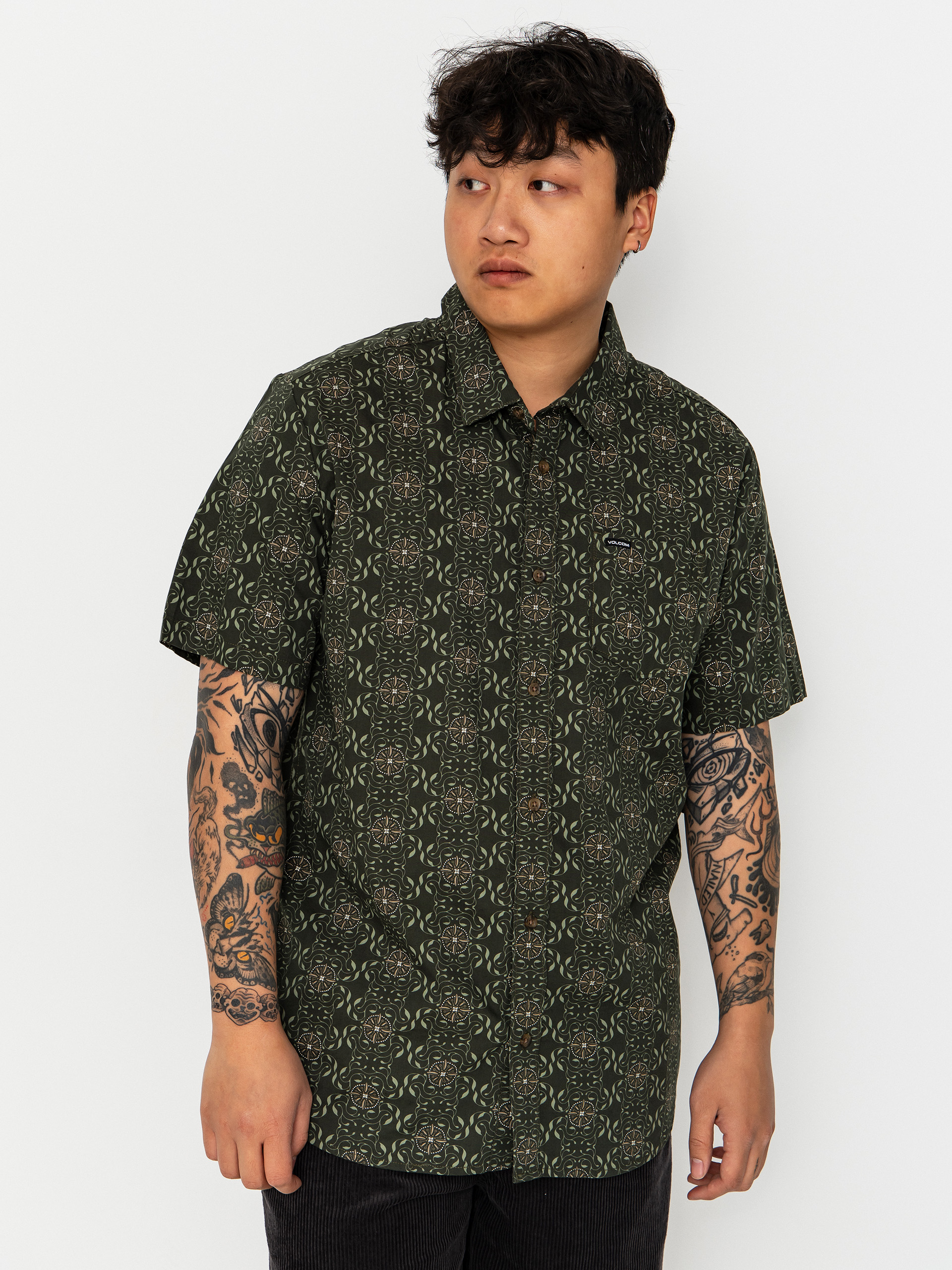 Сорочка Volcom Scaler Stone (squadron green)