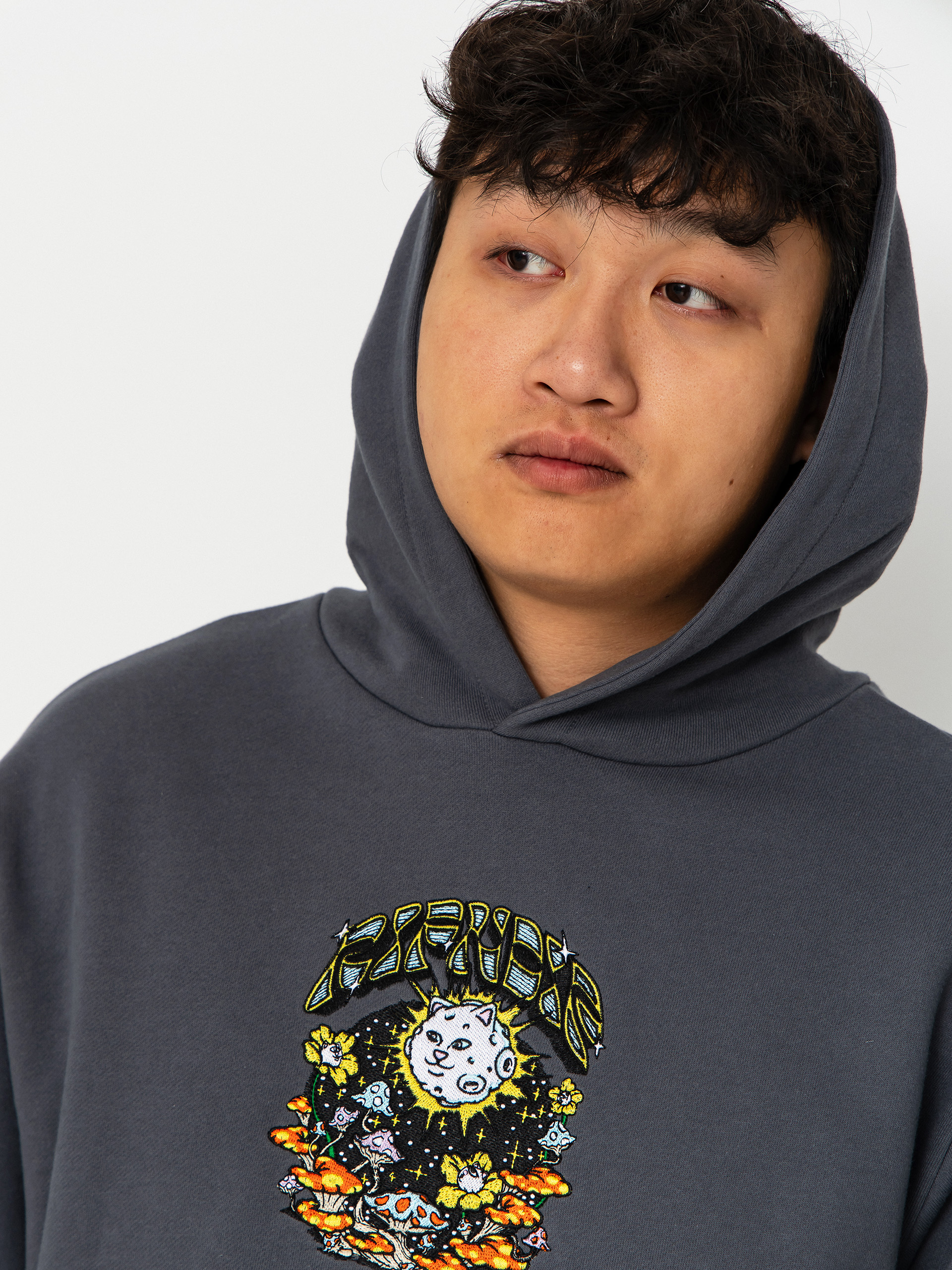 Худі RipNDip Find Ur Way Home Double Hood HD (charcoal mineral wash)